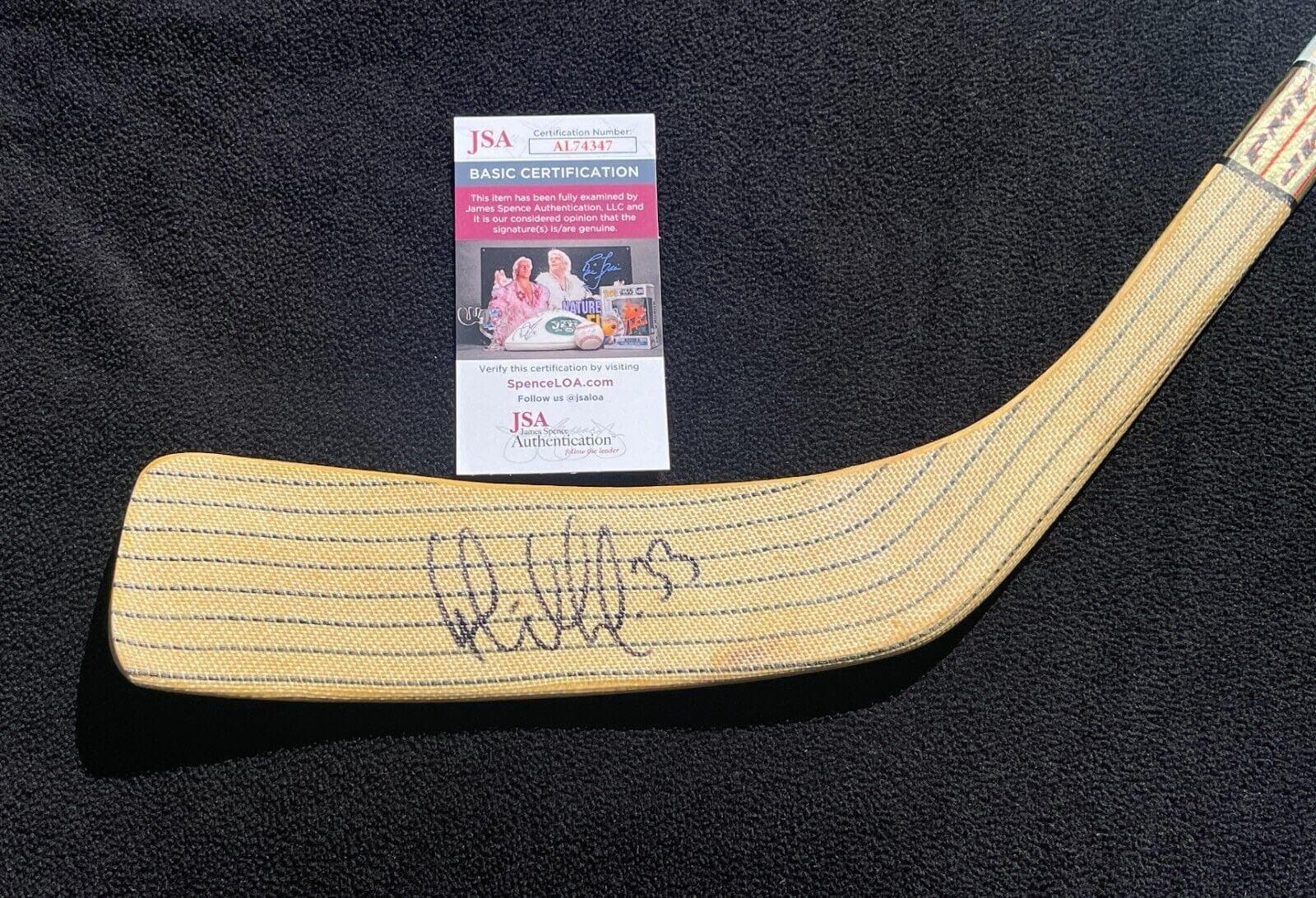 Fredrik Modin Signed Tampa Bay Lightning Issued Souvenir Hockey Stick JSA COA - Autographed NHL Sticks