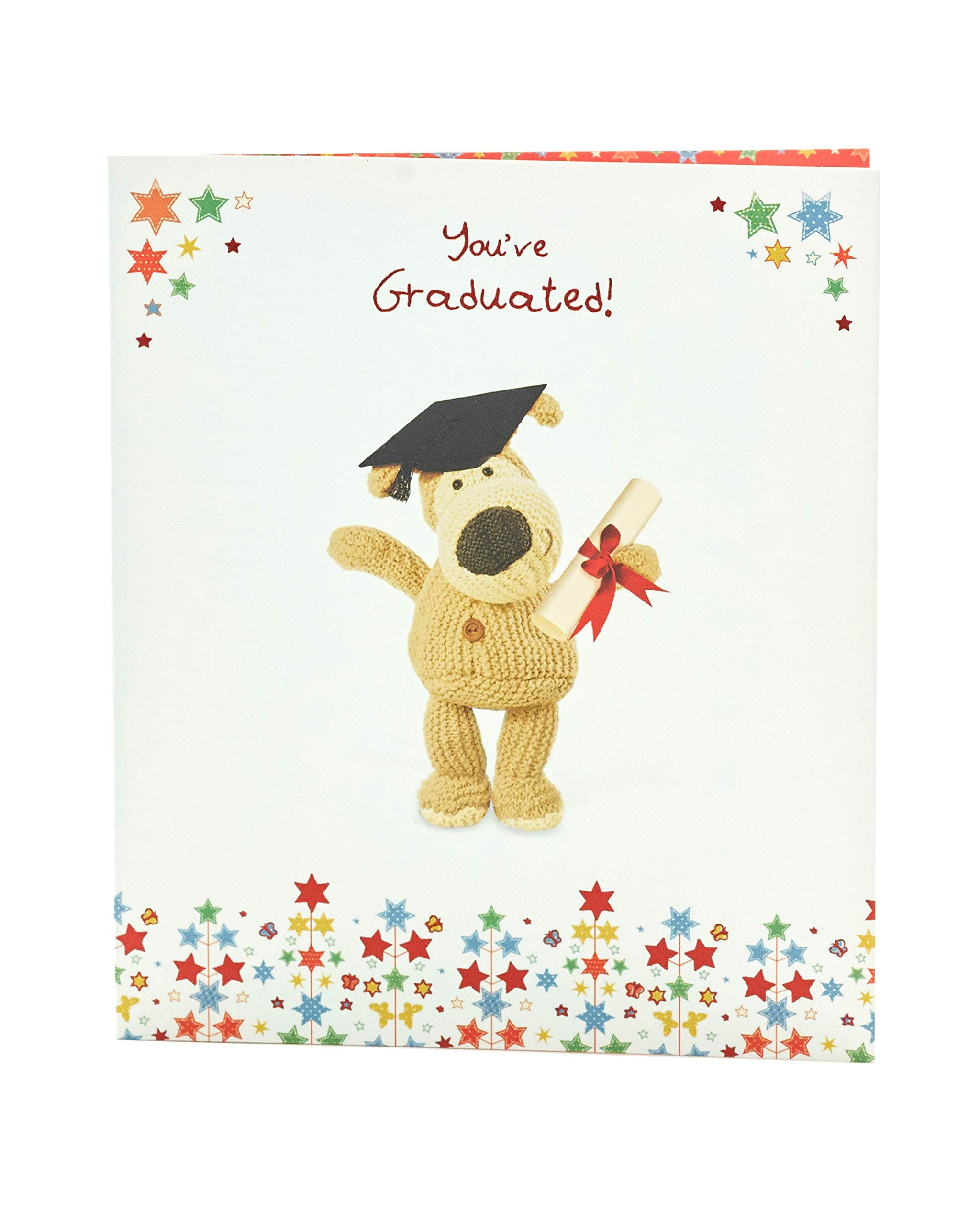 Boofle Graduation Card - Passing Exams Card - Graduation Gift Graduation Card Gifts - Congratulations Graduation Card - Cute Graduation Card