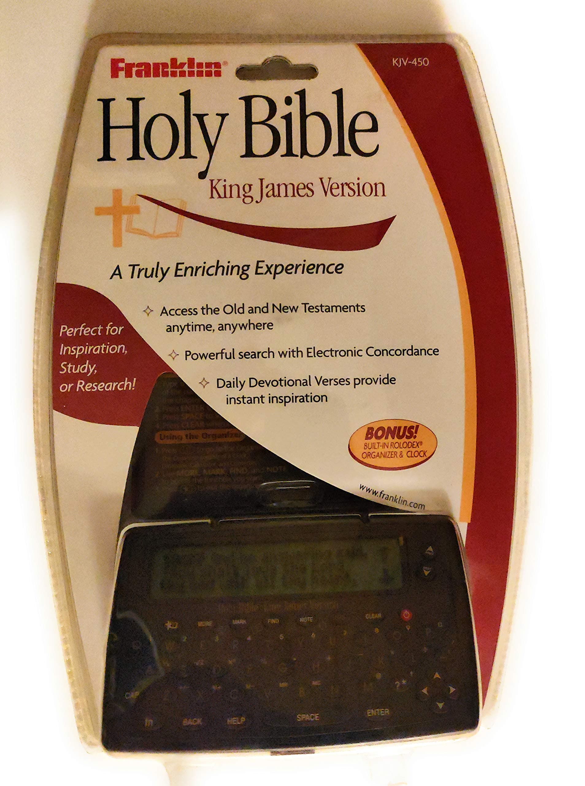Franklin KJV-450 King James International Version Bible