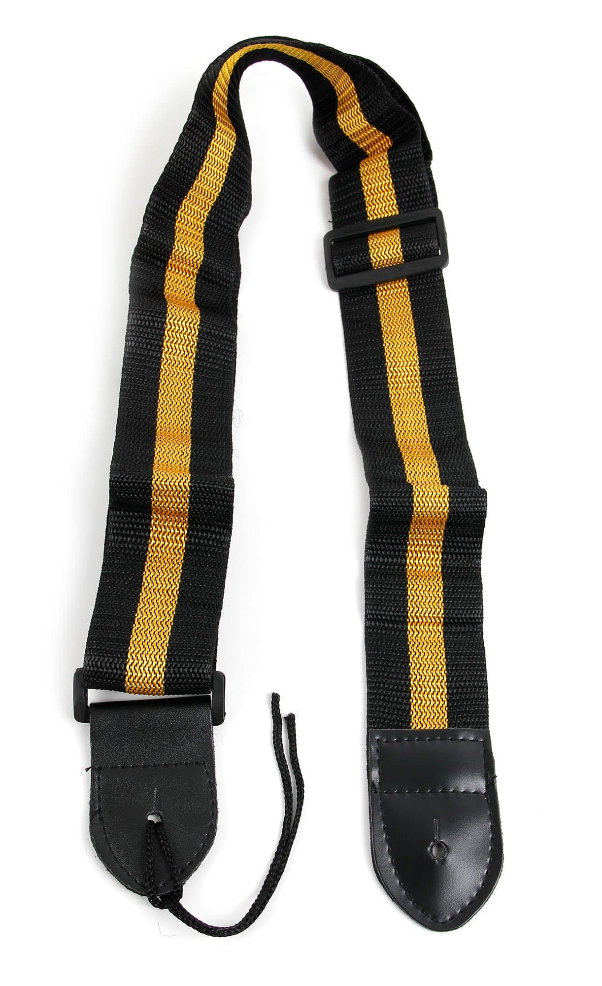 Black & Gold Stripe Guitar Controller Strap For Guitar Hero & Rock Band Guitars On PS3, PS2, Xbox 360 & Wii (Compatible With Guitar Hero: Warriors of Rock, 6, 5, 4, 3, 2 & 1)