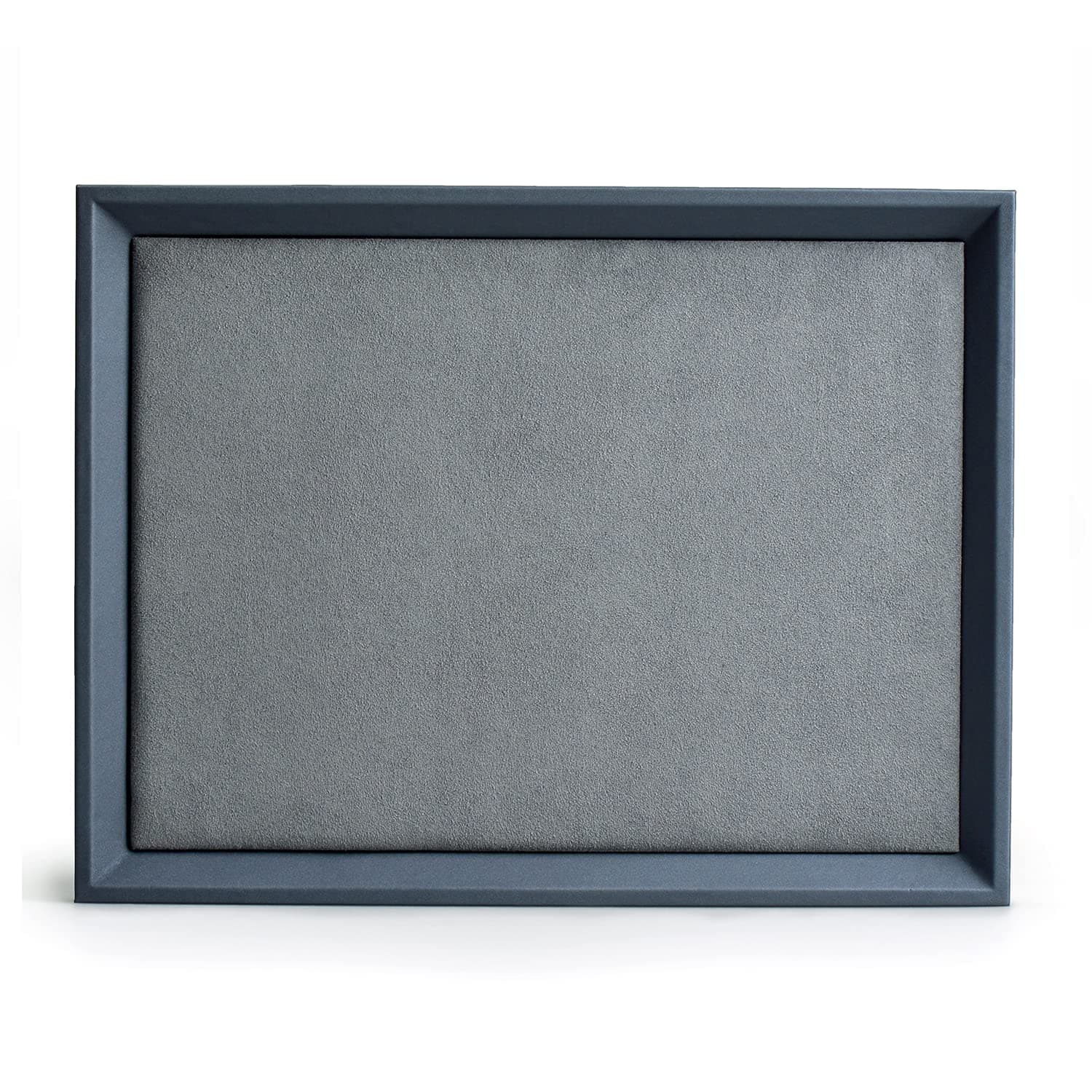 Oirlv Premium Leather Flat Jewelry Tray Jewelry Display Organizer Tray,Catchall Tray, Valet Tray, Nightstand or Dresser Organizer(Medium)