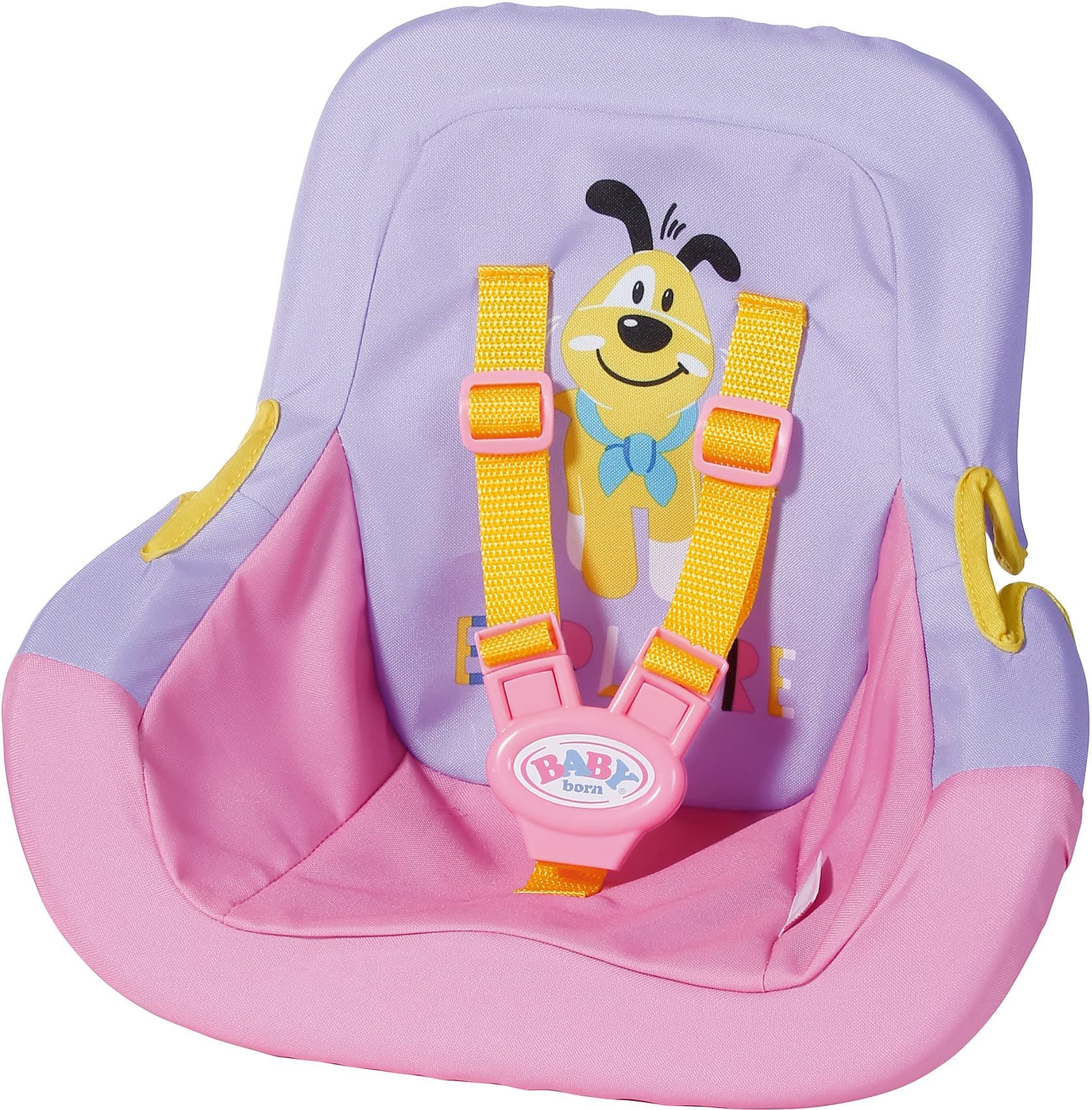 Baby Born Car Seat For 43 Cm Doll With Safety Seat Belts Easy For Small Hands, Creative Play Promotes Empathy & Social Skills, For Toddlers 3 Years & Up, Multicolor