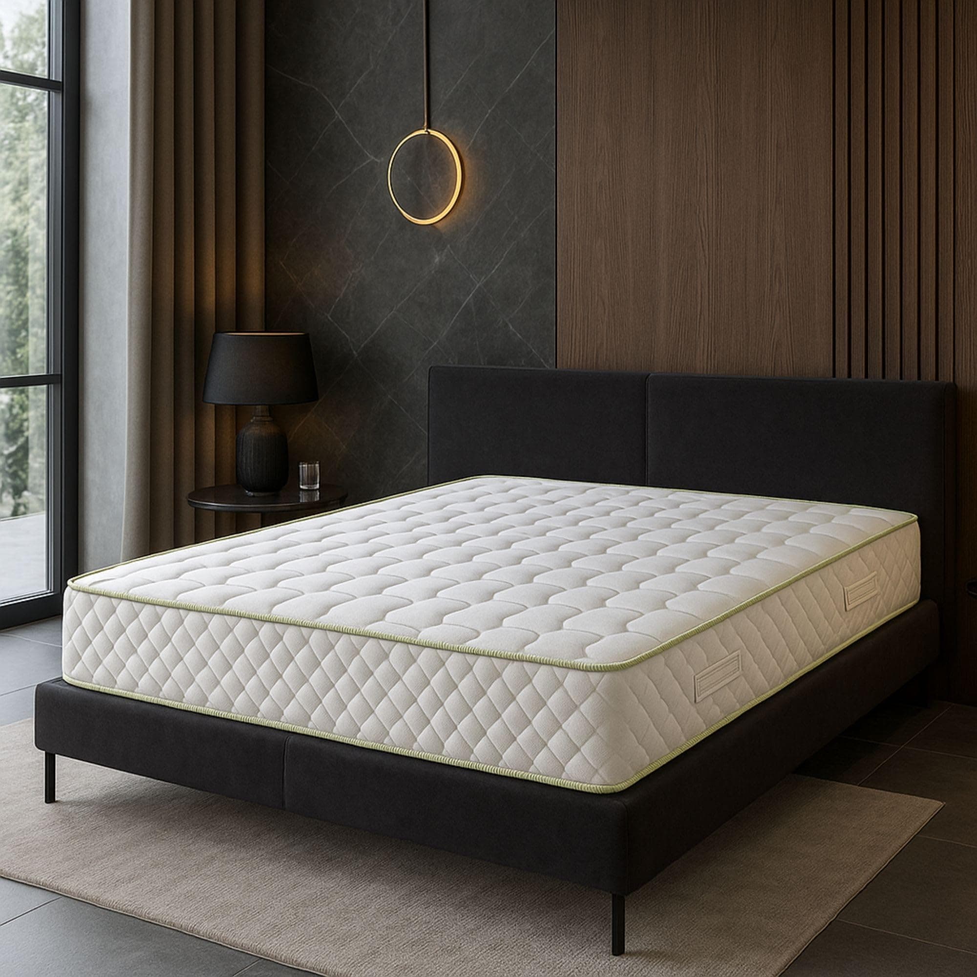 Quiet Mattress 160x200 cm Euro King - Density: 35kg/m3 - Height: 21cm - MEDIUM - FIRM Support - Orthopaedic 160 x 200