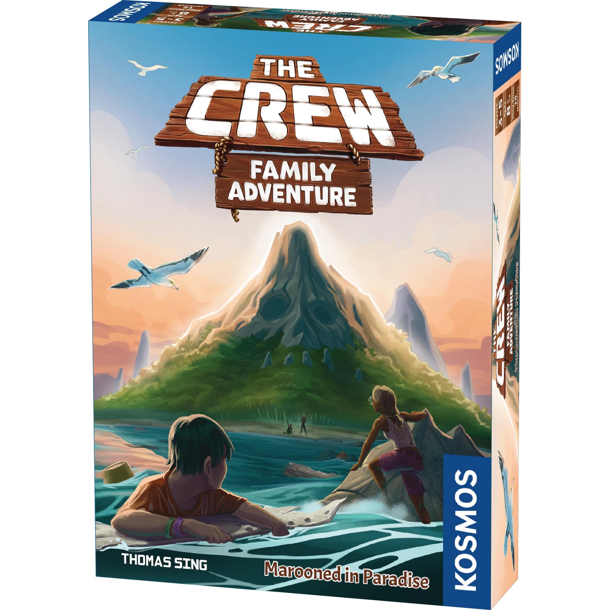 The Crew: Marooned in Paradise Card Game | Cooperative Adventure for Adults & Kids | 3–5 Players + 2-Player Variant | Ages 8+ | Strategic Storytelling | Family Game Night