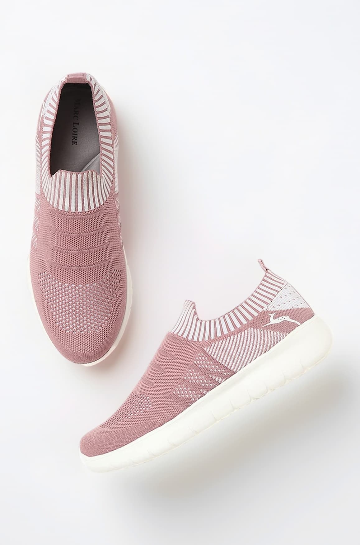 Women's Lightweight Athleisure Knitted Active Wear Slip-On Sneaker Shoes for Sports, Athletics and Walking