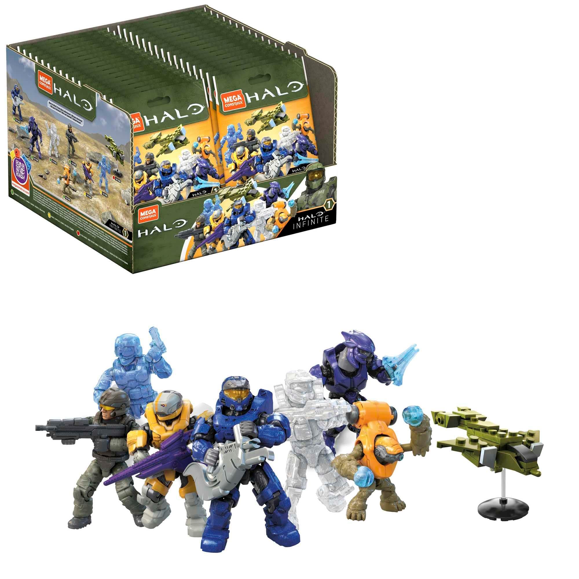 MEGA Halo Action Figures Building Toys Set, Universe Figure Collection Series 3 with Poseable Characters and Accessories, Gift Ideas, Sold Separately