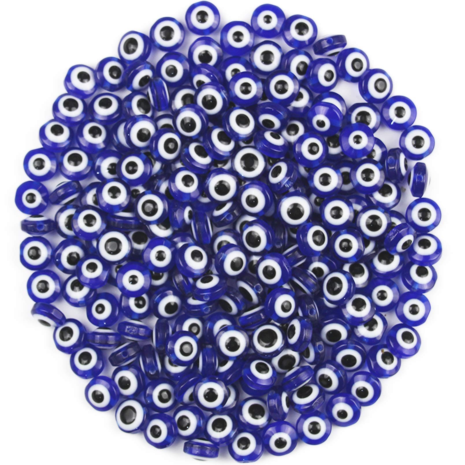 Evil Eye Beads Jewelry Making (Blue)