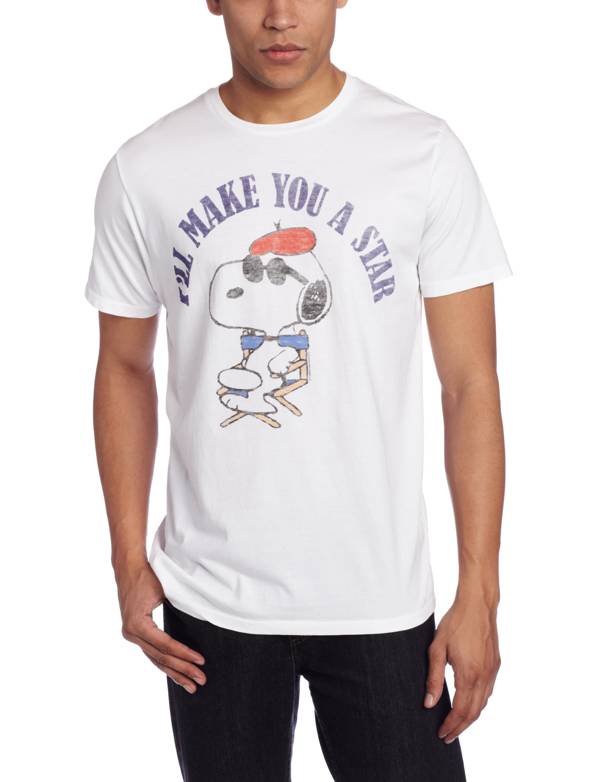 Junk Food Men's Snoopy I'll Make You A Star T-Shirt