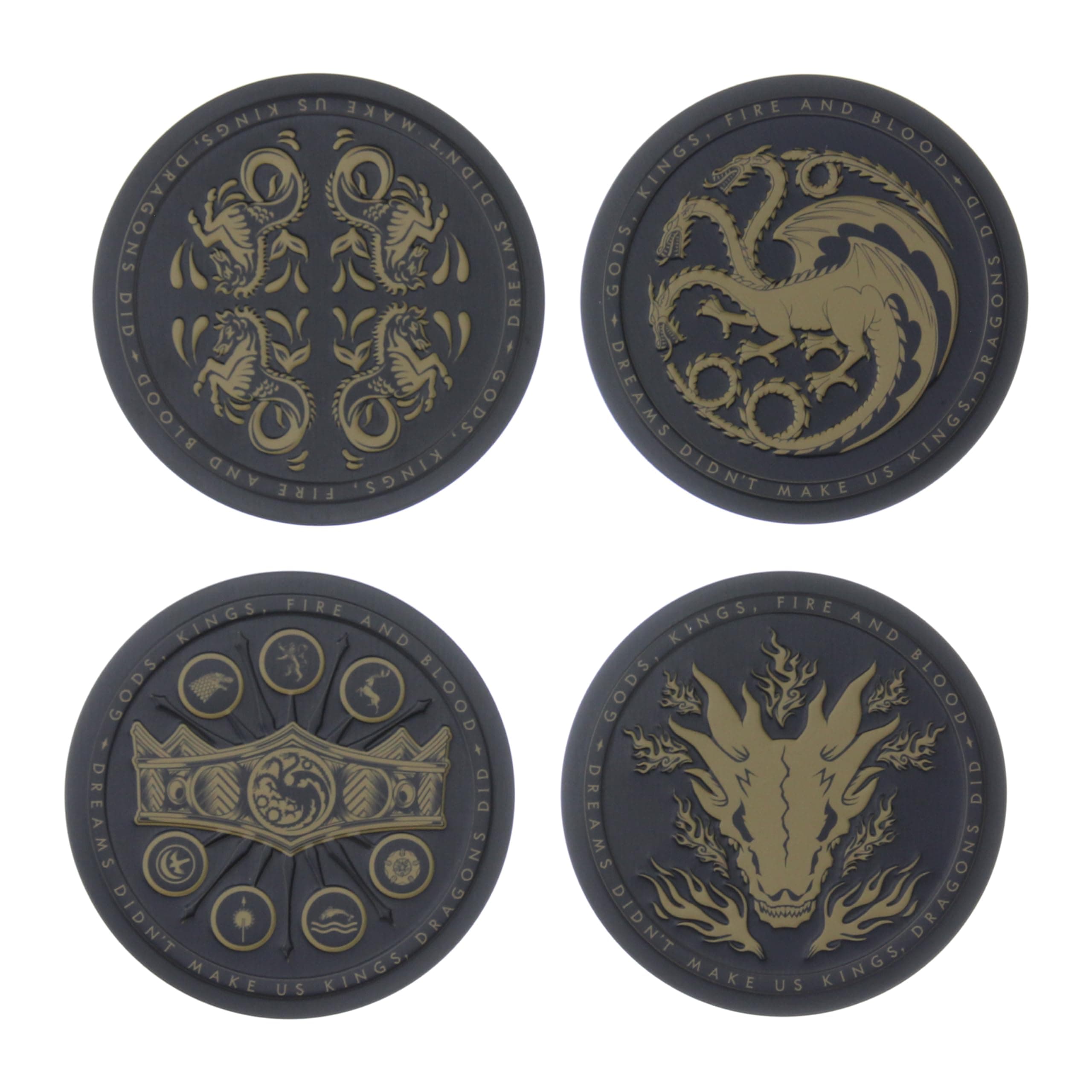 HOUSE OF THE DRAGON - (METAL COASTERS)