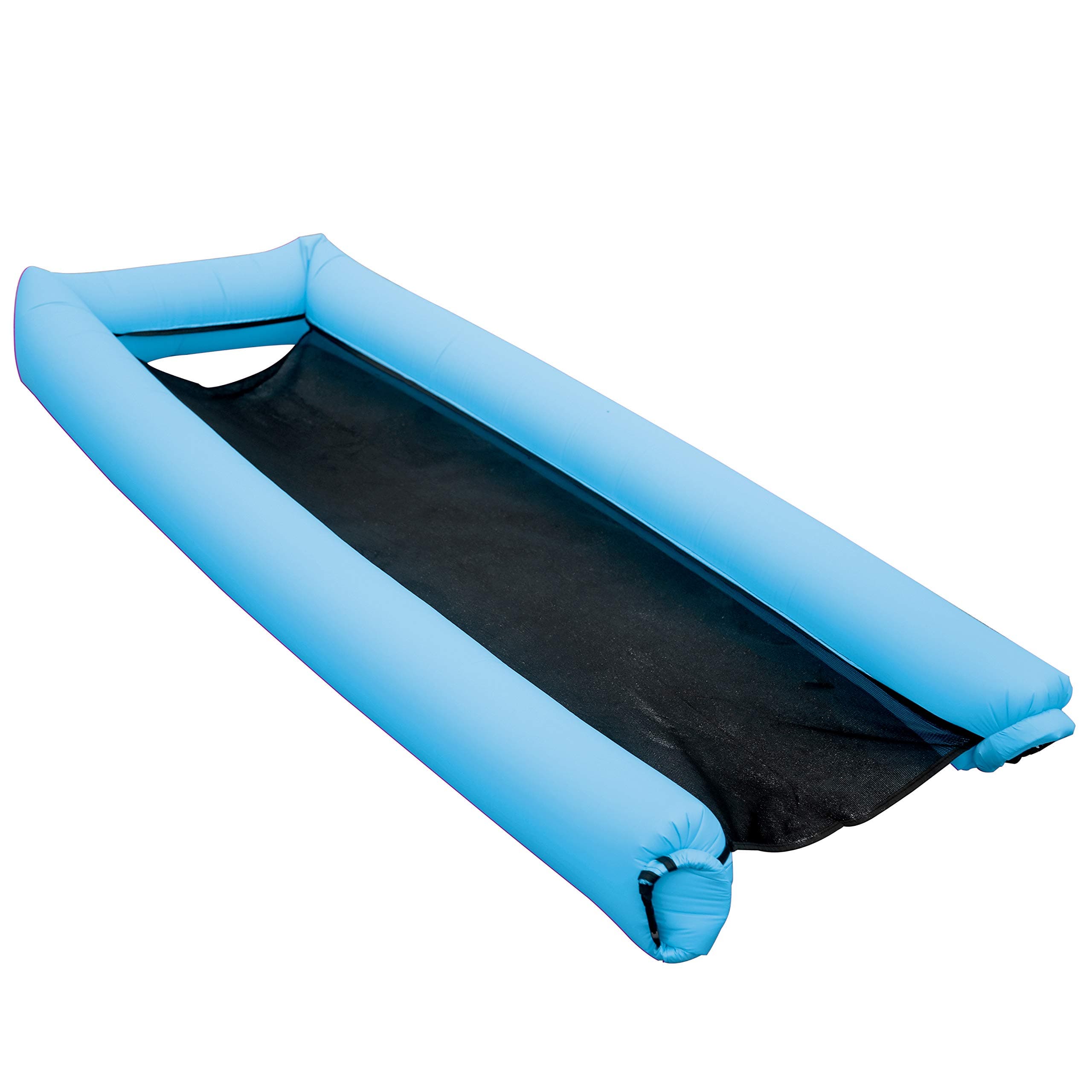 SKOLOO Pool Floats for Adults, Portable Inflatable Pool Floaties, Floats for Pool Lounge, Pool Raft, Inflatable Hunk Pool Floats, Floating Bed for Stay Cool and Foot Rest，Blue