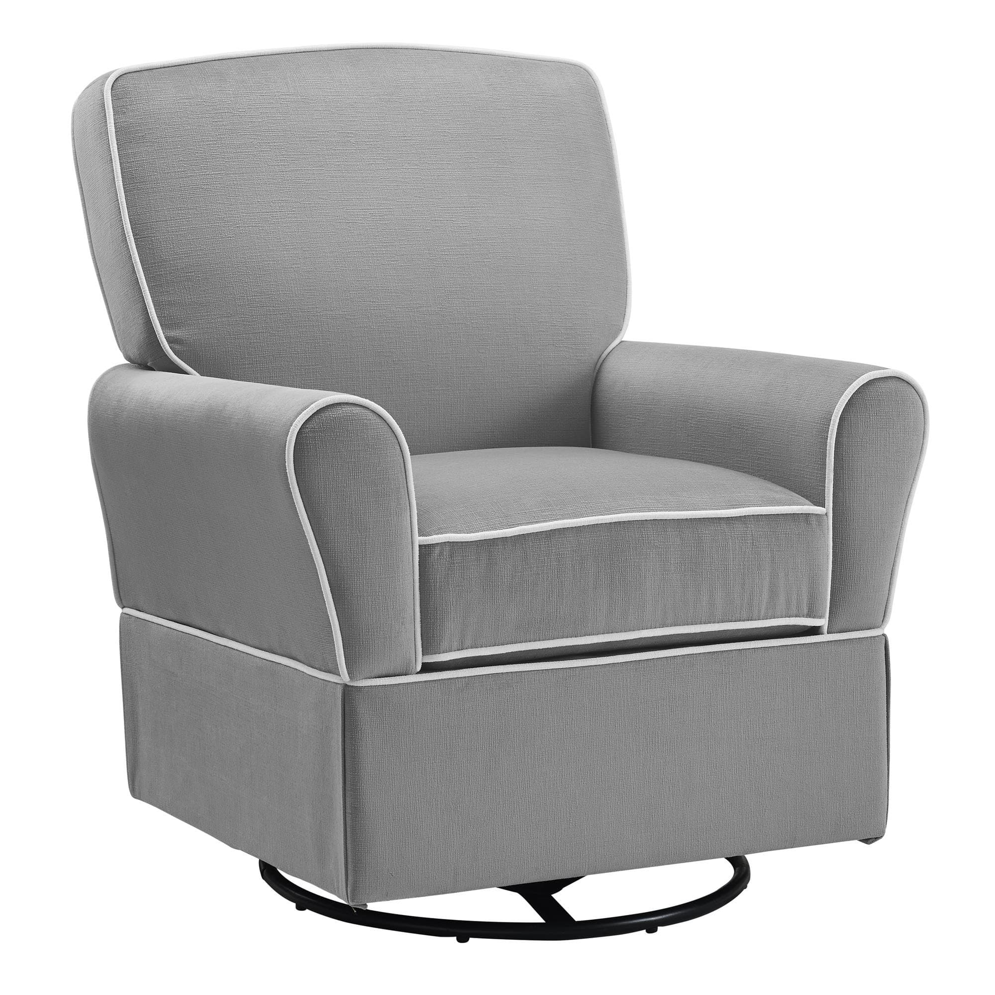 Baby Relax Milan Swivel Glider, Graphite Gray