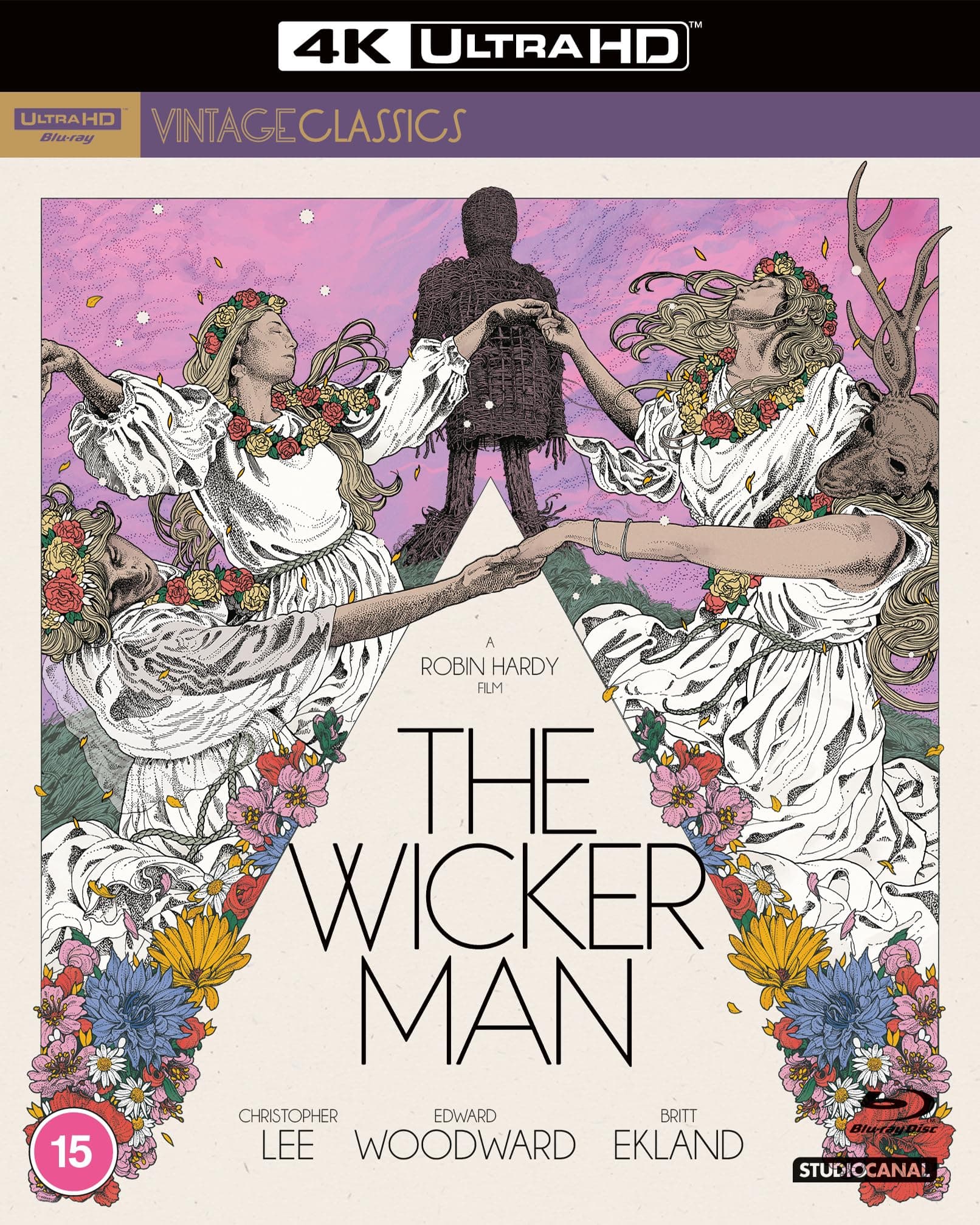 The Wicker Man (50th Anniversary) Vintage Classics 4K UHD [Blu-ray] [Region A]