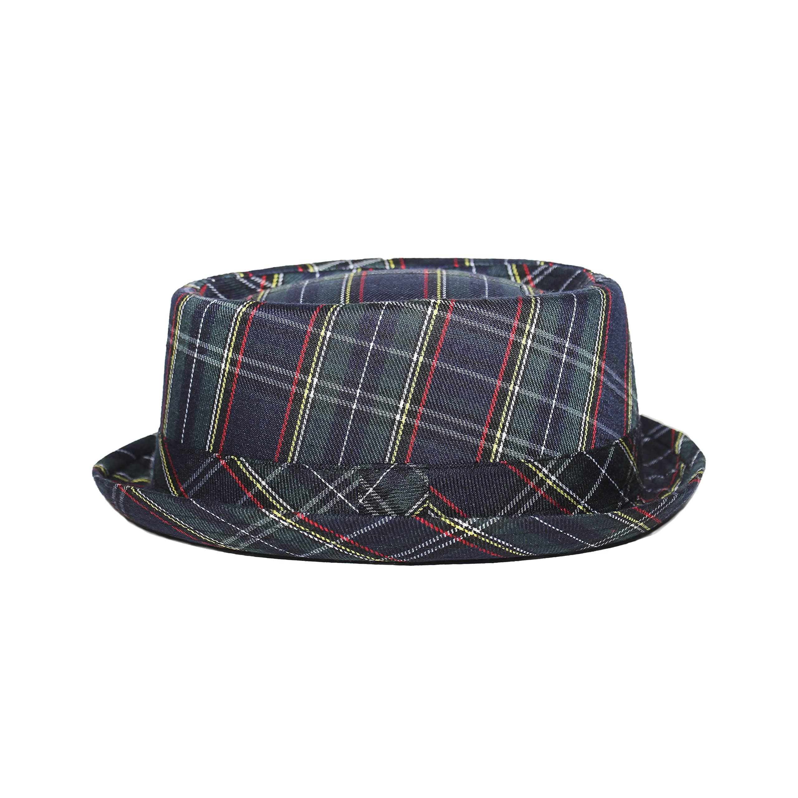 Tartan Traditions Royal Stewart Green Tartan Pork Pie Hat