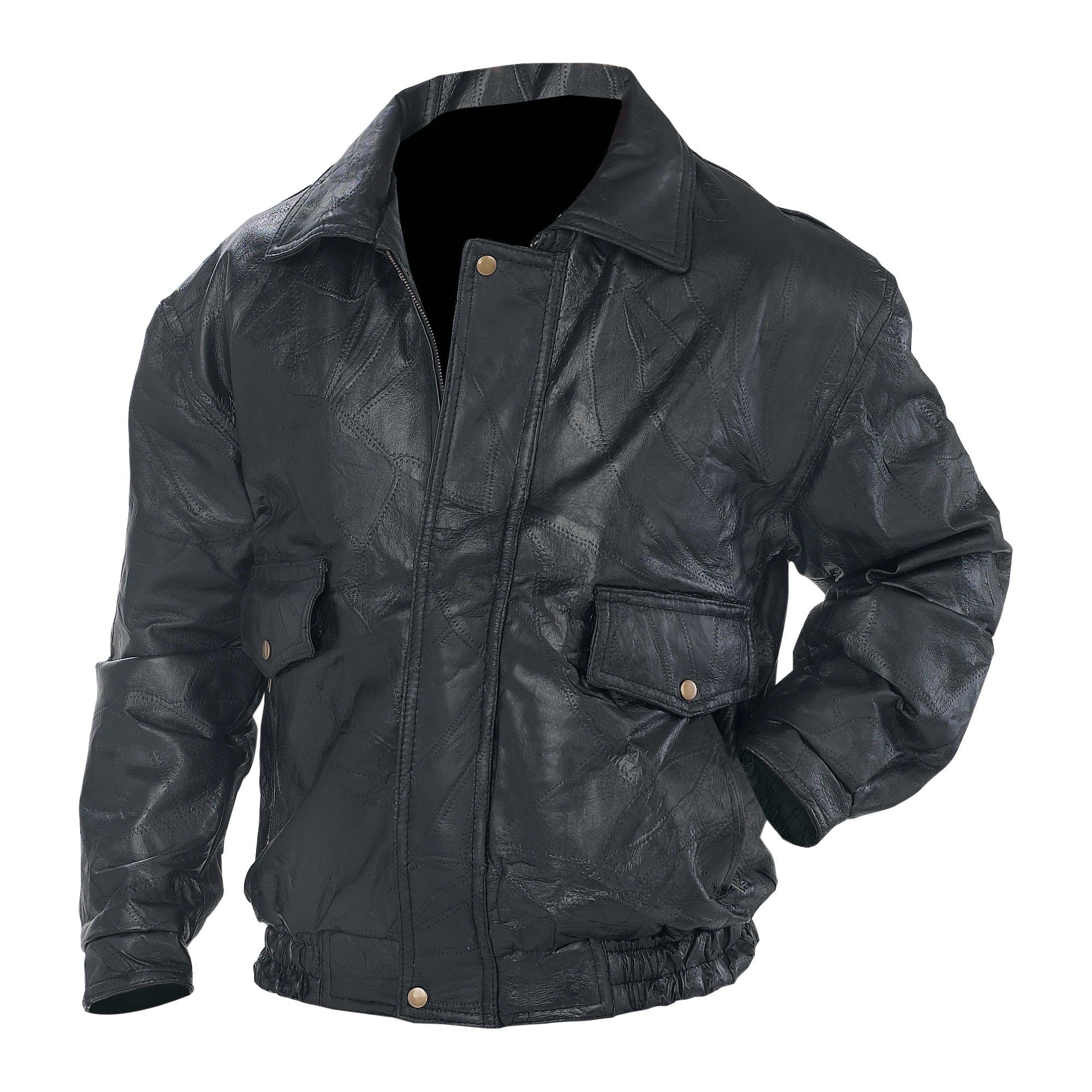 Roman Rock Design Genuine Leather Jacket- 4x