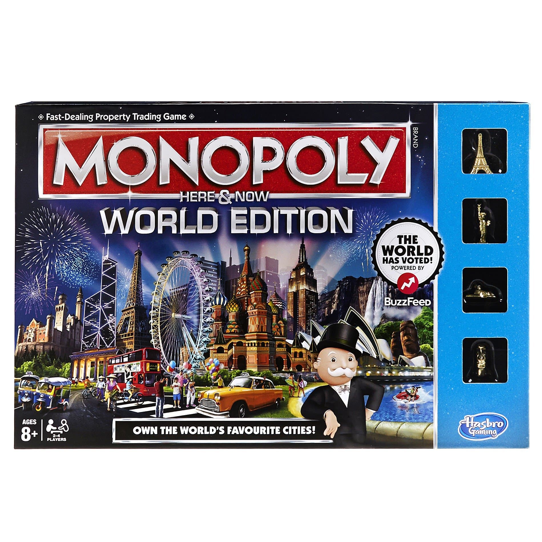 Monopoly Here and Now World Edition Board Game by Hasbro
