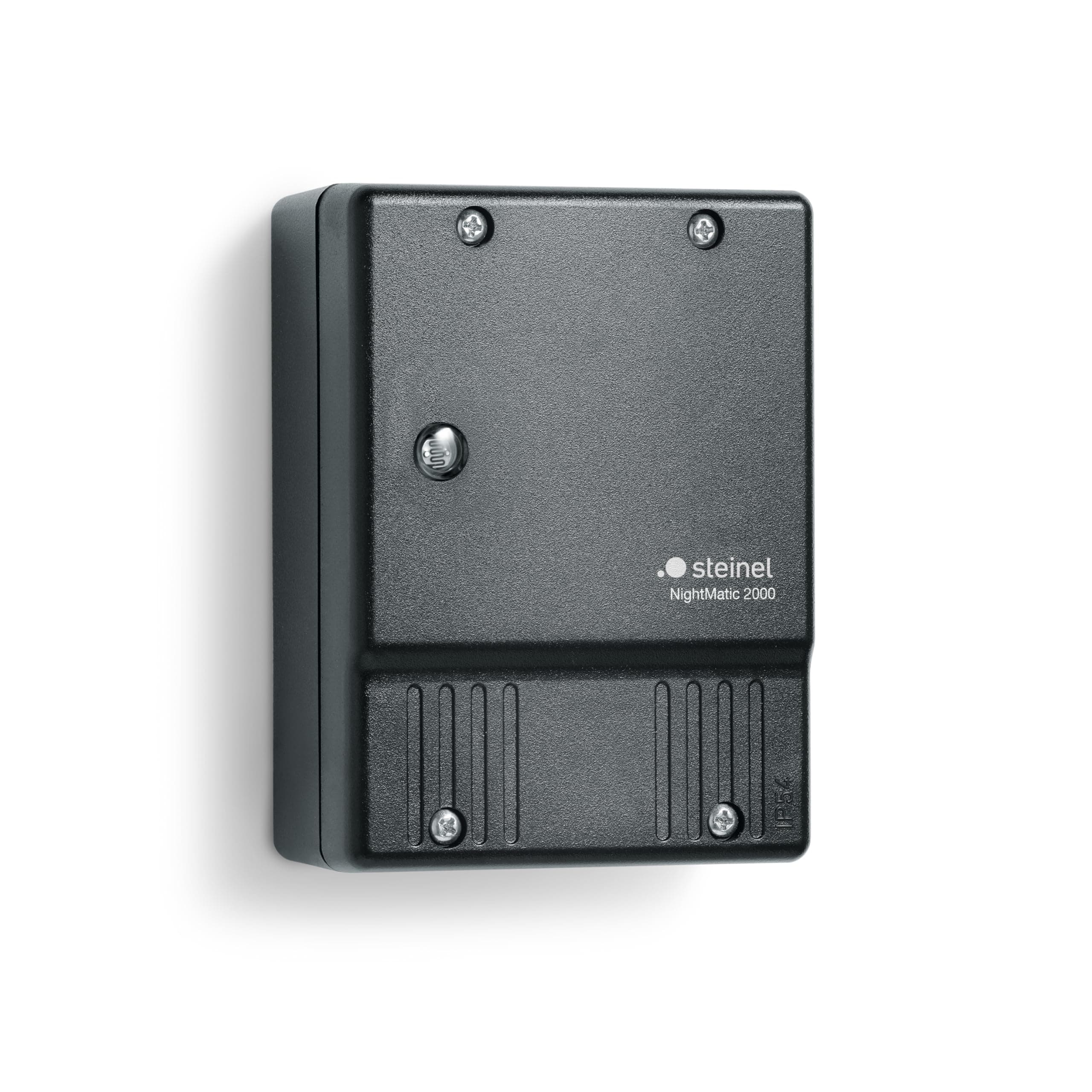 Twilight Switch NightMatic 2000 Black, Photoelectric Lighting Controller, Automatic Night-Time Lighting