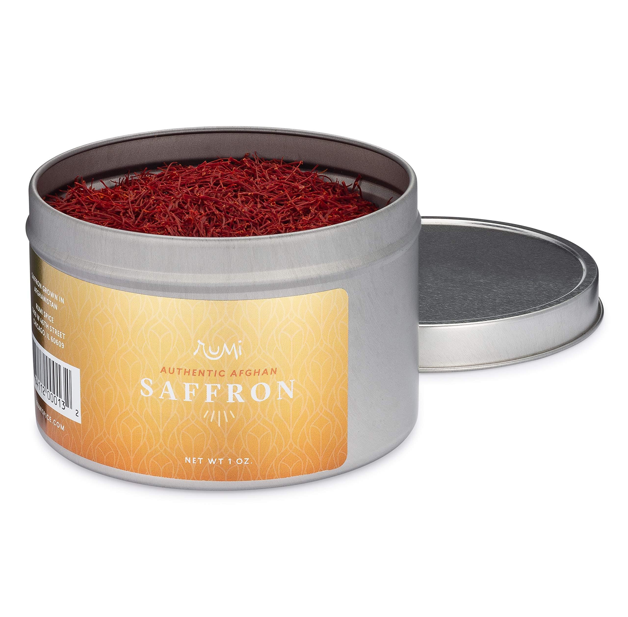 Rumi Spice - Hand harvested, Ethically sourced Premium Afghan Saffron ( 1 oz) | Highest Rated World-wide | Sweet, Rich and Complex