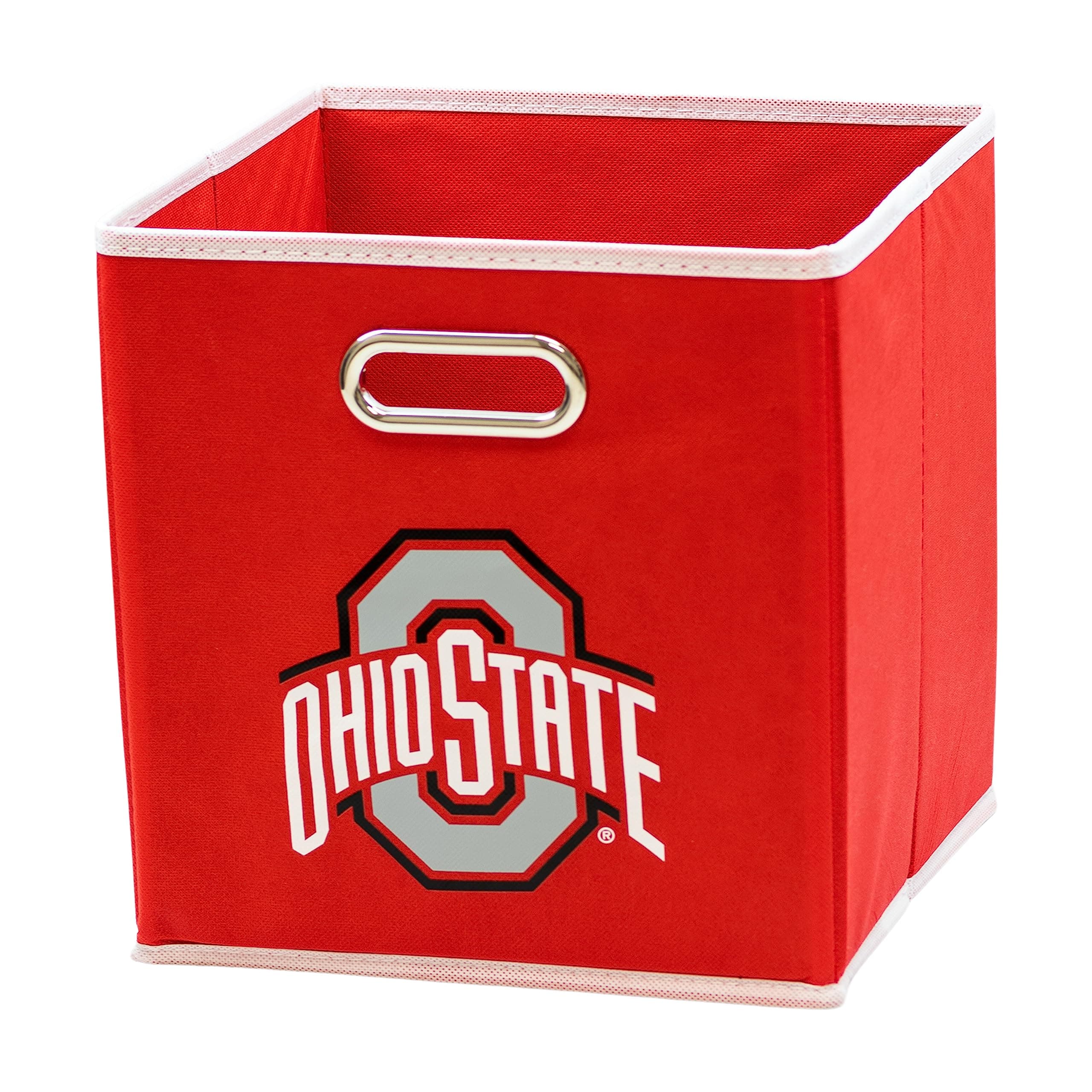 NCAA College Team Fabric Storage Cubes Made to Fit Storage Bin Organizers