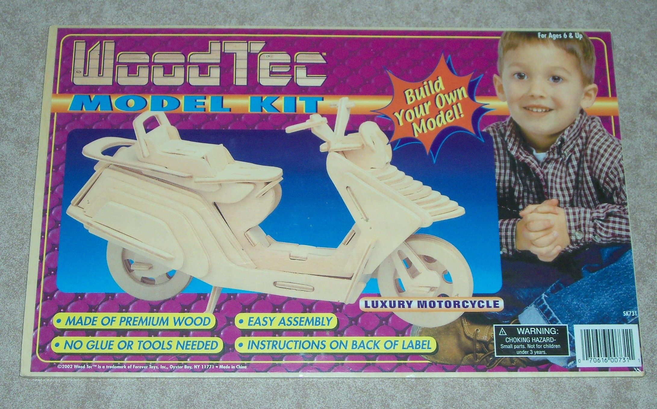 LUXURY MOTORCYCLE ~ Wood Tec Model Kit