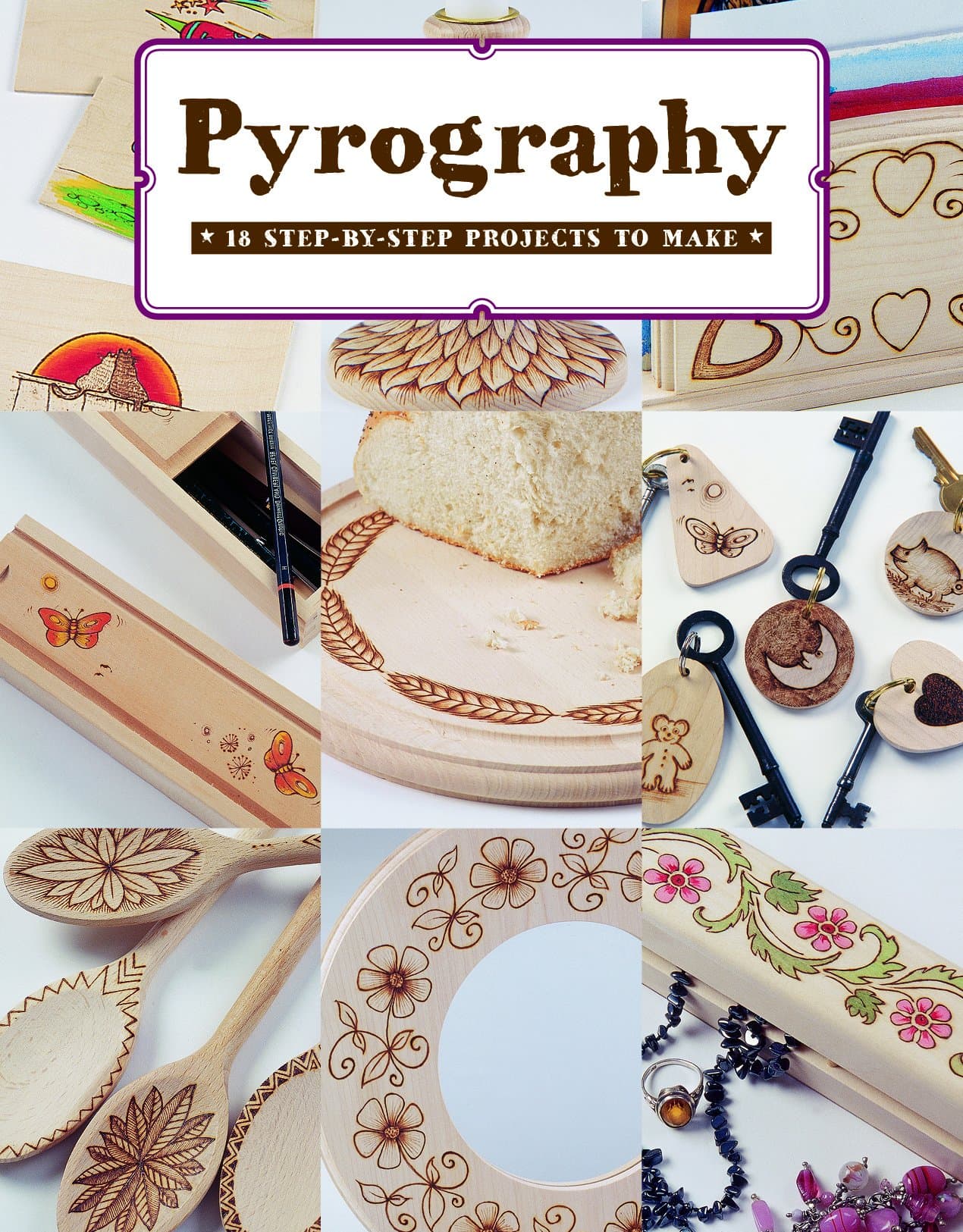 Pyrography: 18 Step-by-Step Projects to Make Paperback – July 5, 2016