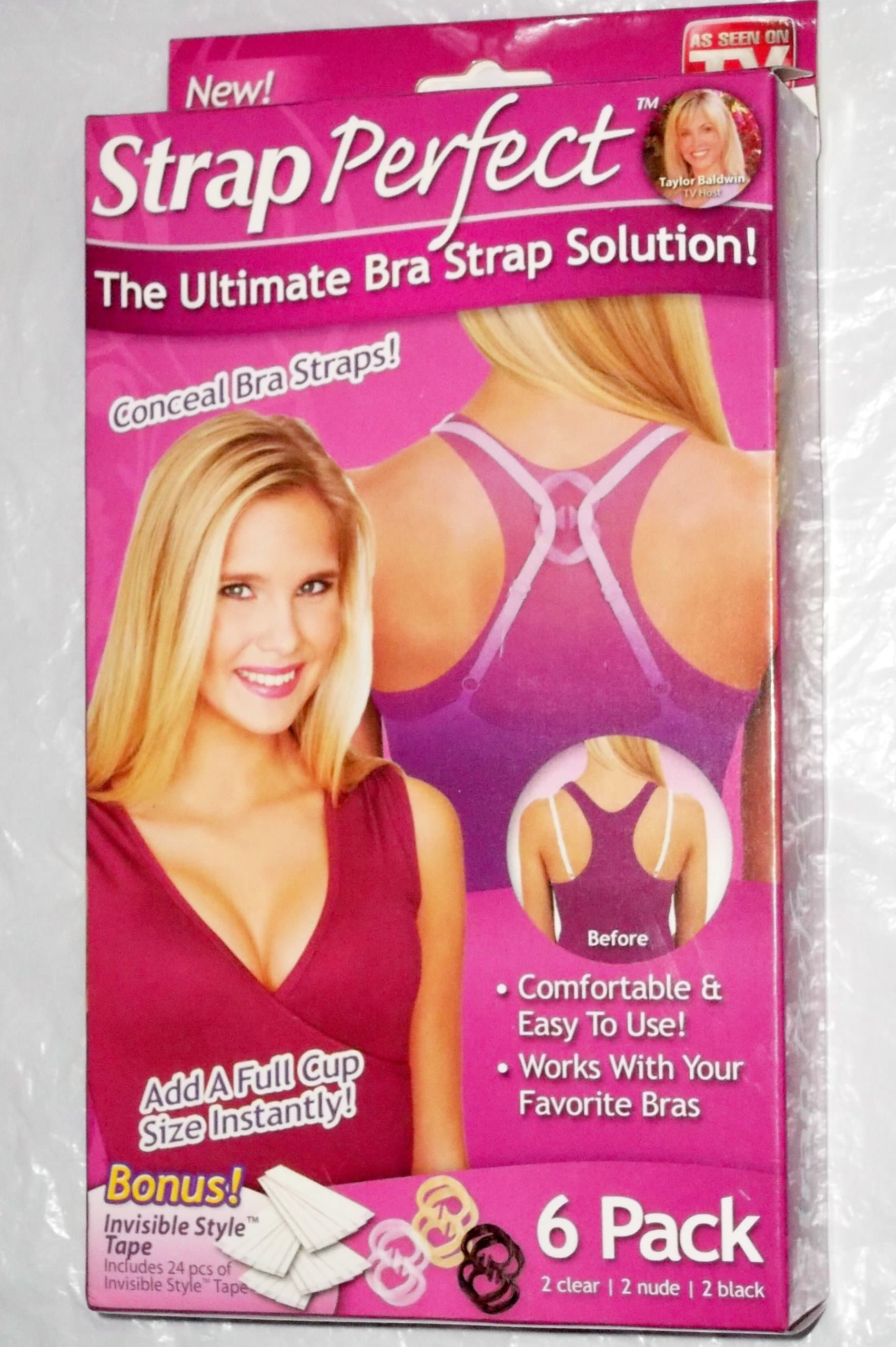 Strap Perfect Bra Strap Solution! 6 Pack