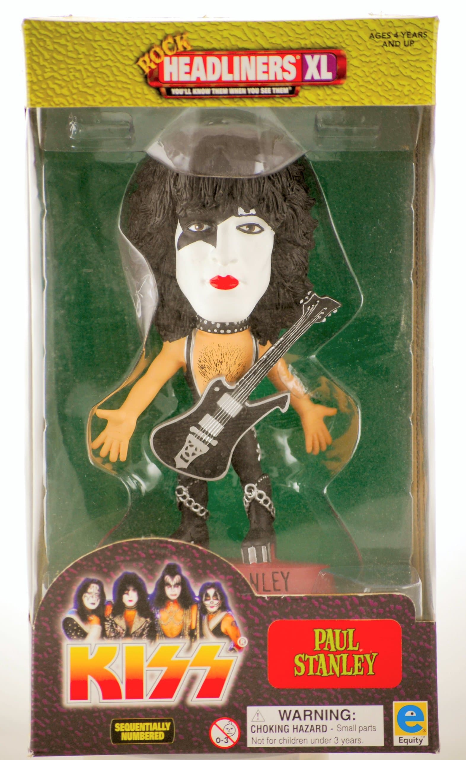 KISS - 1999 - Equity Marketing Inc - Rock Headliners XL - KISS : Paul Stanley - The Star Child Action Figure Sculpture - Limited Edition - Collectible