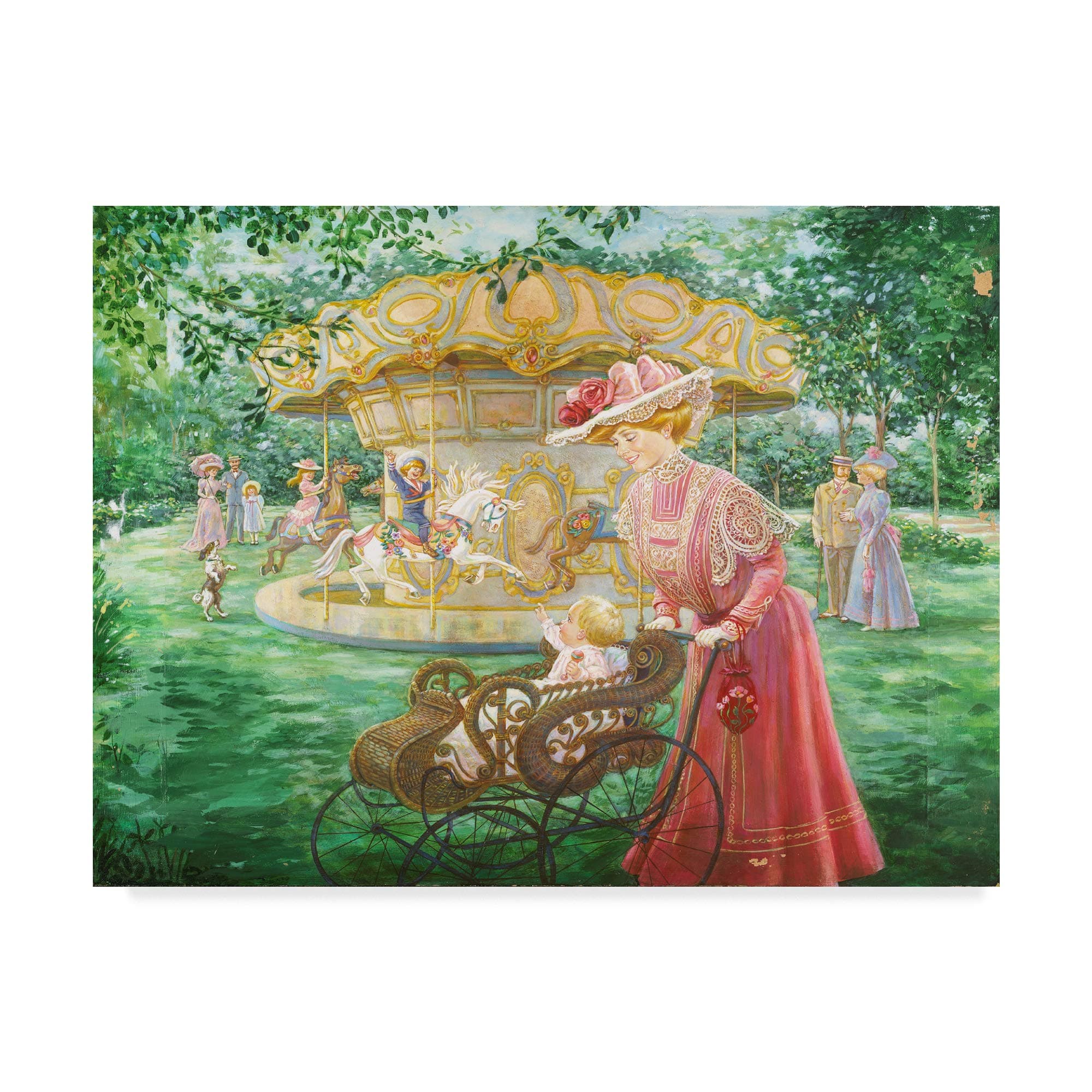 Trademark Fine Art Sunday Rides by Lee Dubin, 14x19-Inch