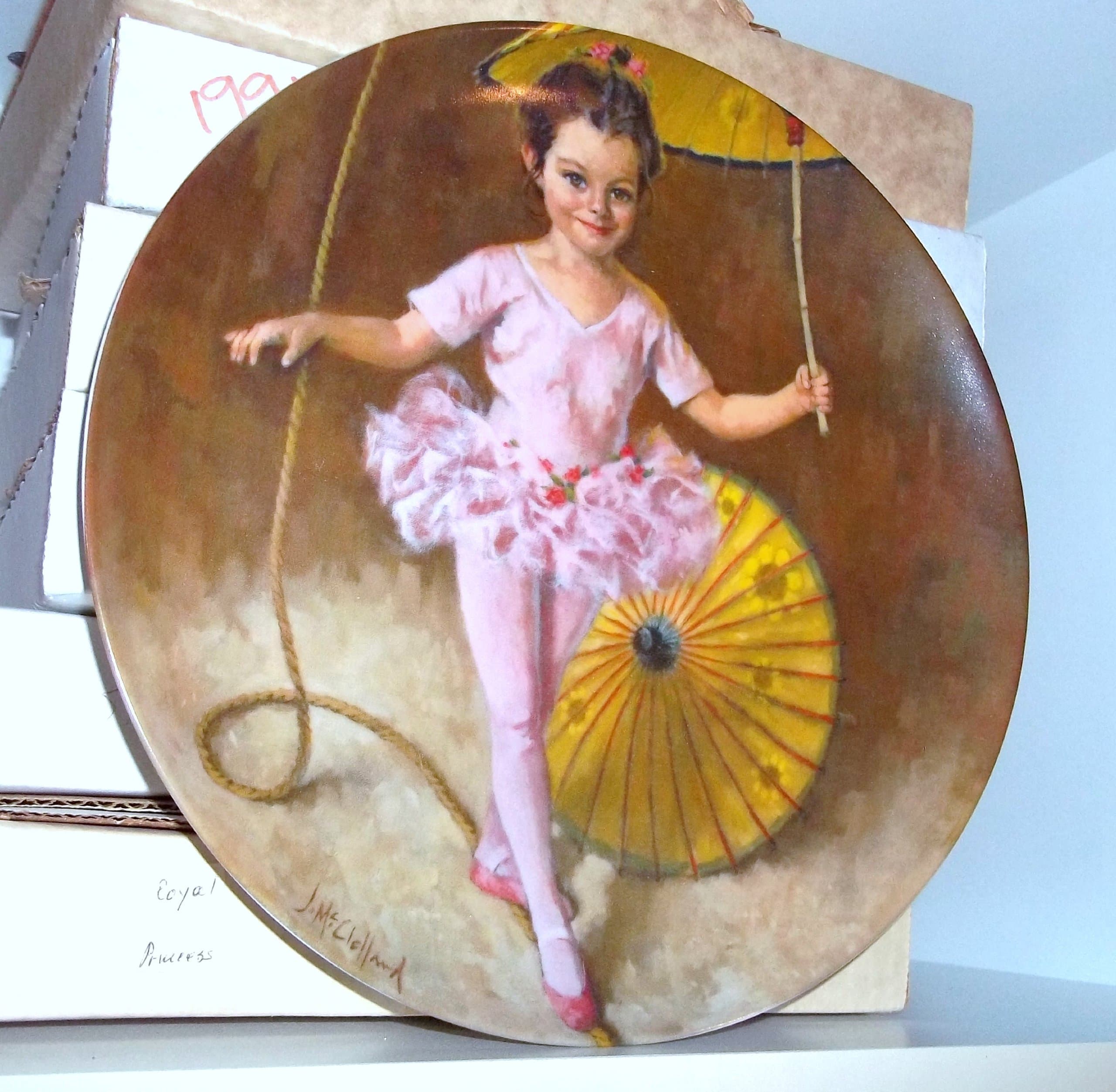 Decorative Plate- "Katie the Tightrope Walker"