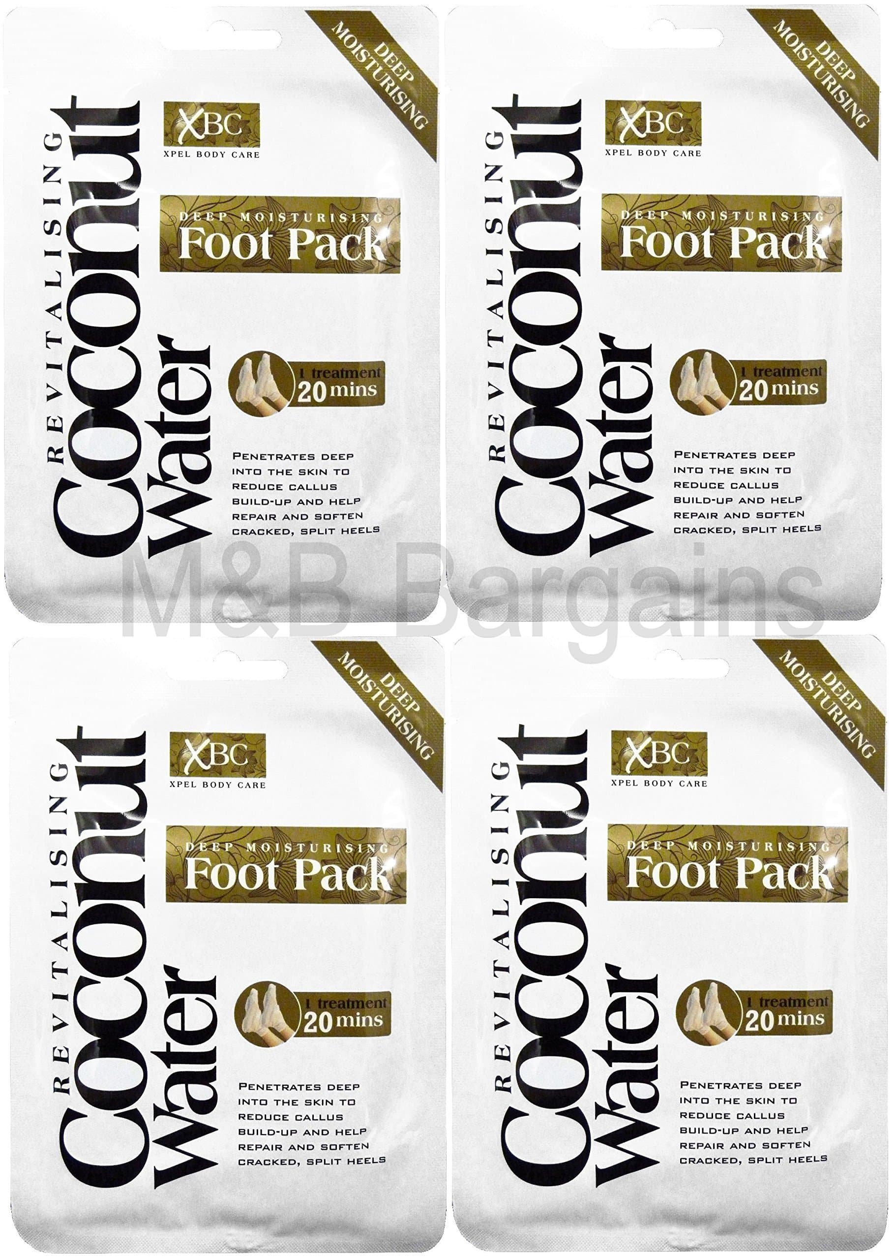 Body Care X Treatt Deep Moisturising Revitalising Coconut Water Foot 4 Pairs