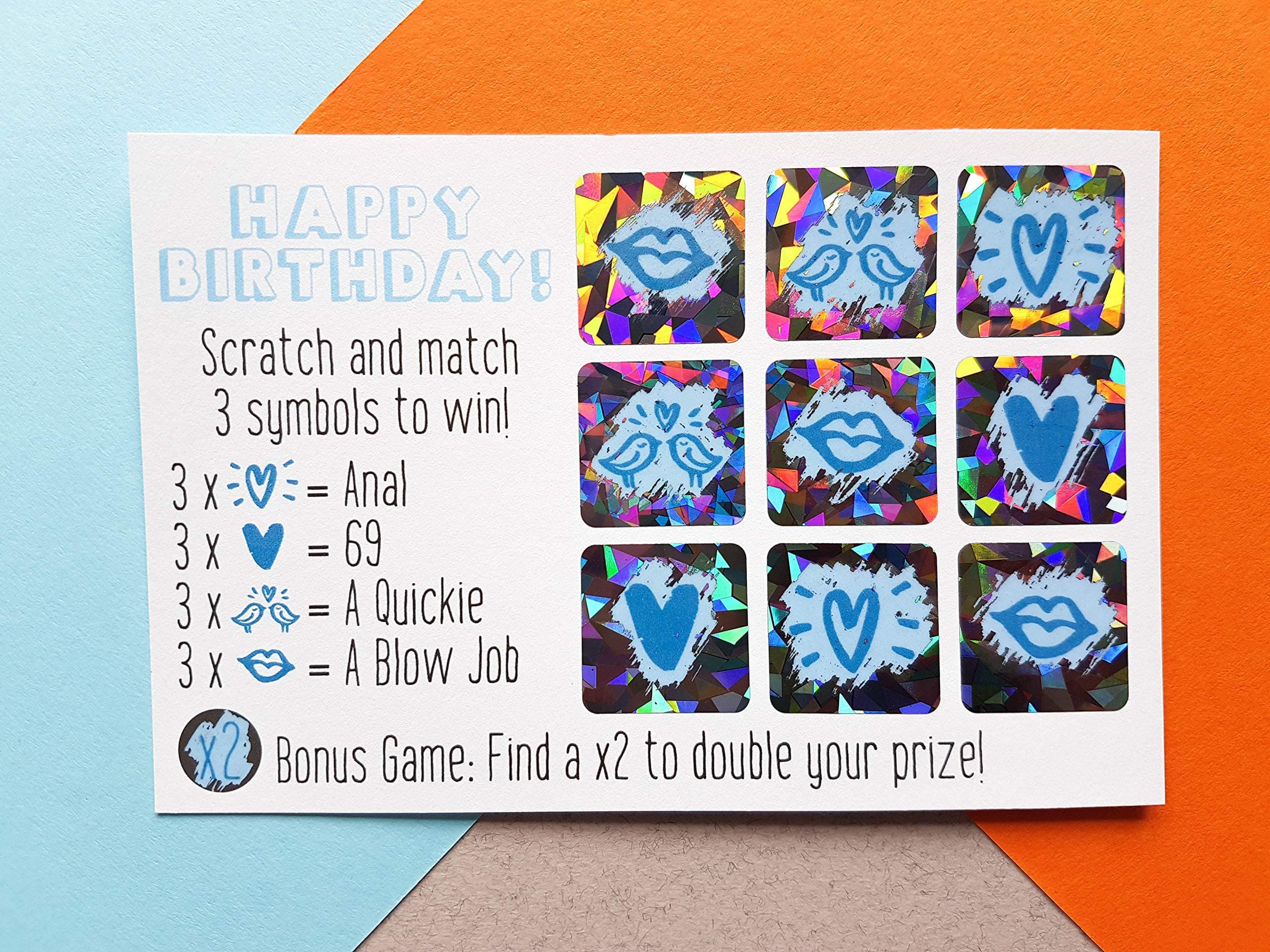 Rude Boyfriend Scratch Off Birthday Card