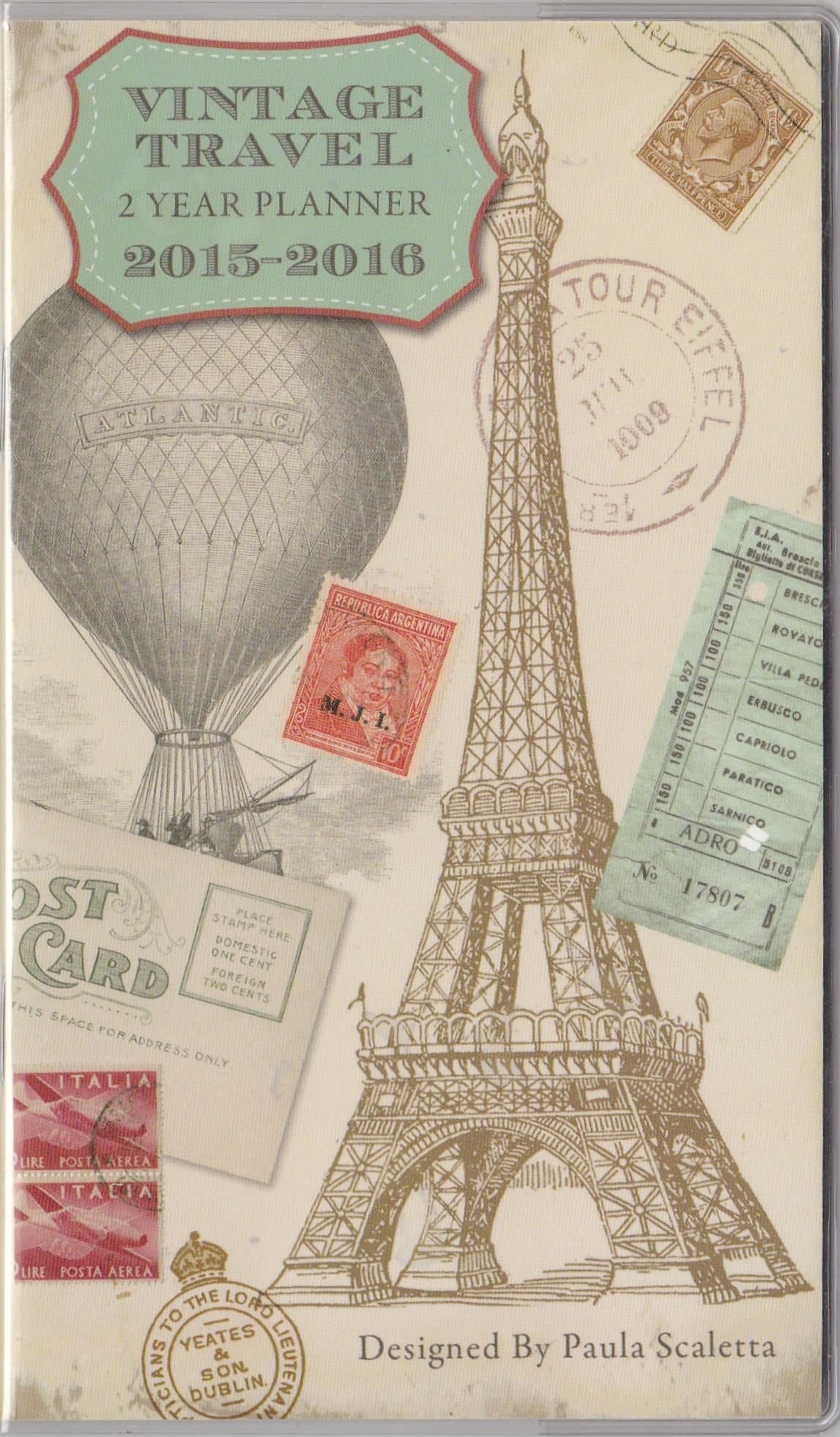 2015-2016 Two Year Pocket Planner (Vintage Travel)