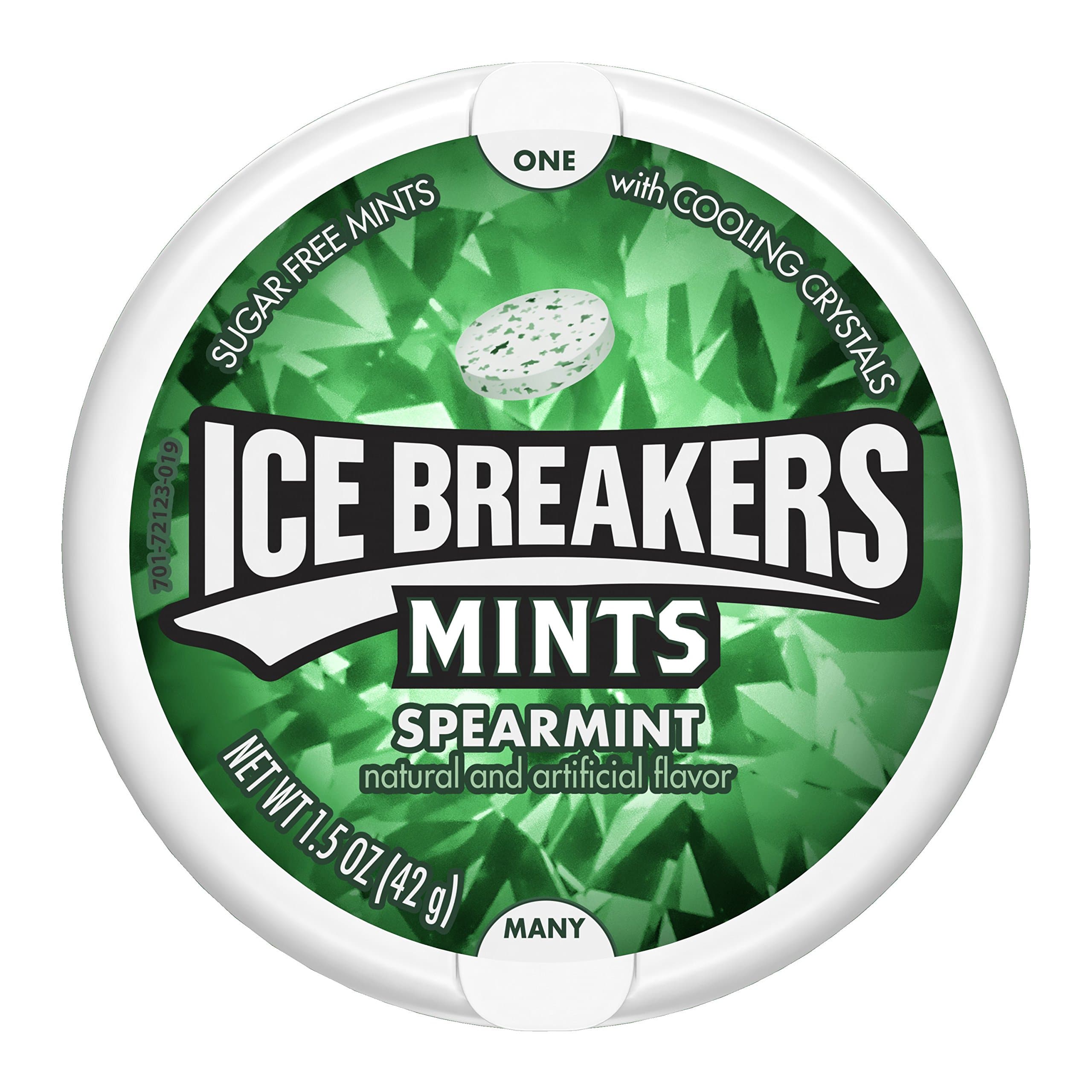 ICE Breakers Ice Cubes Spearmint 1.5 oz Tin