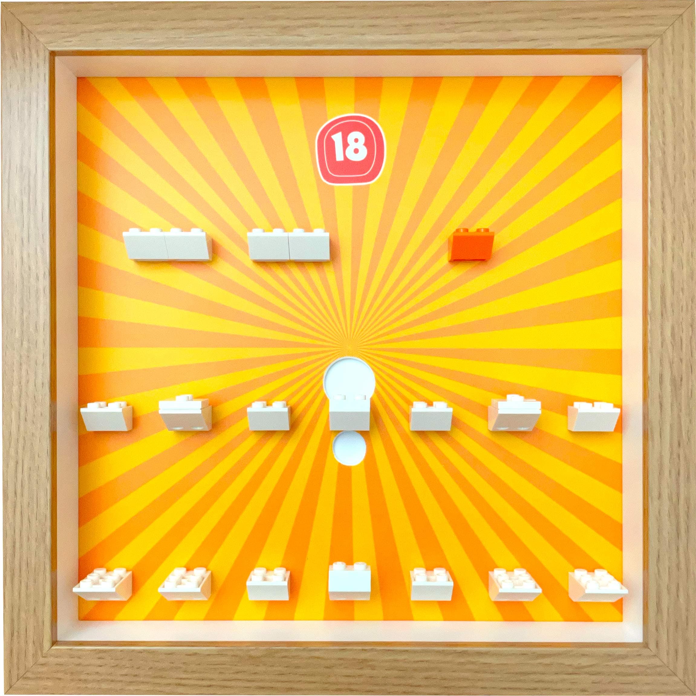 FRAMEPUNK Display Frame, compatible with LEGO® Minifigures Series 18 71021