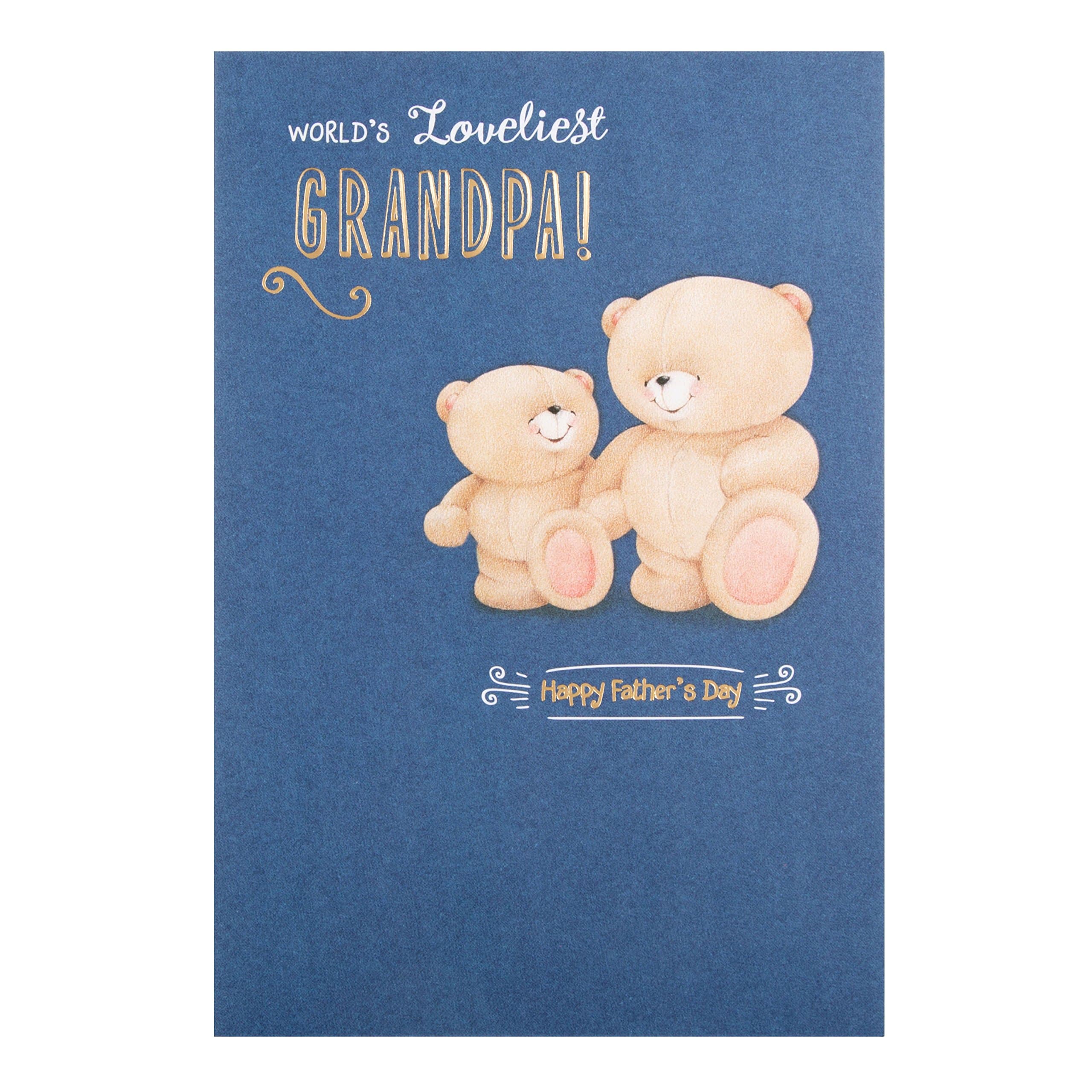 Hallmark Forever Friends Grandpa Father's Day Card 'Loveliest' - Medium