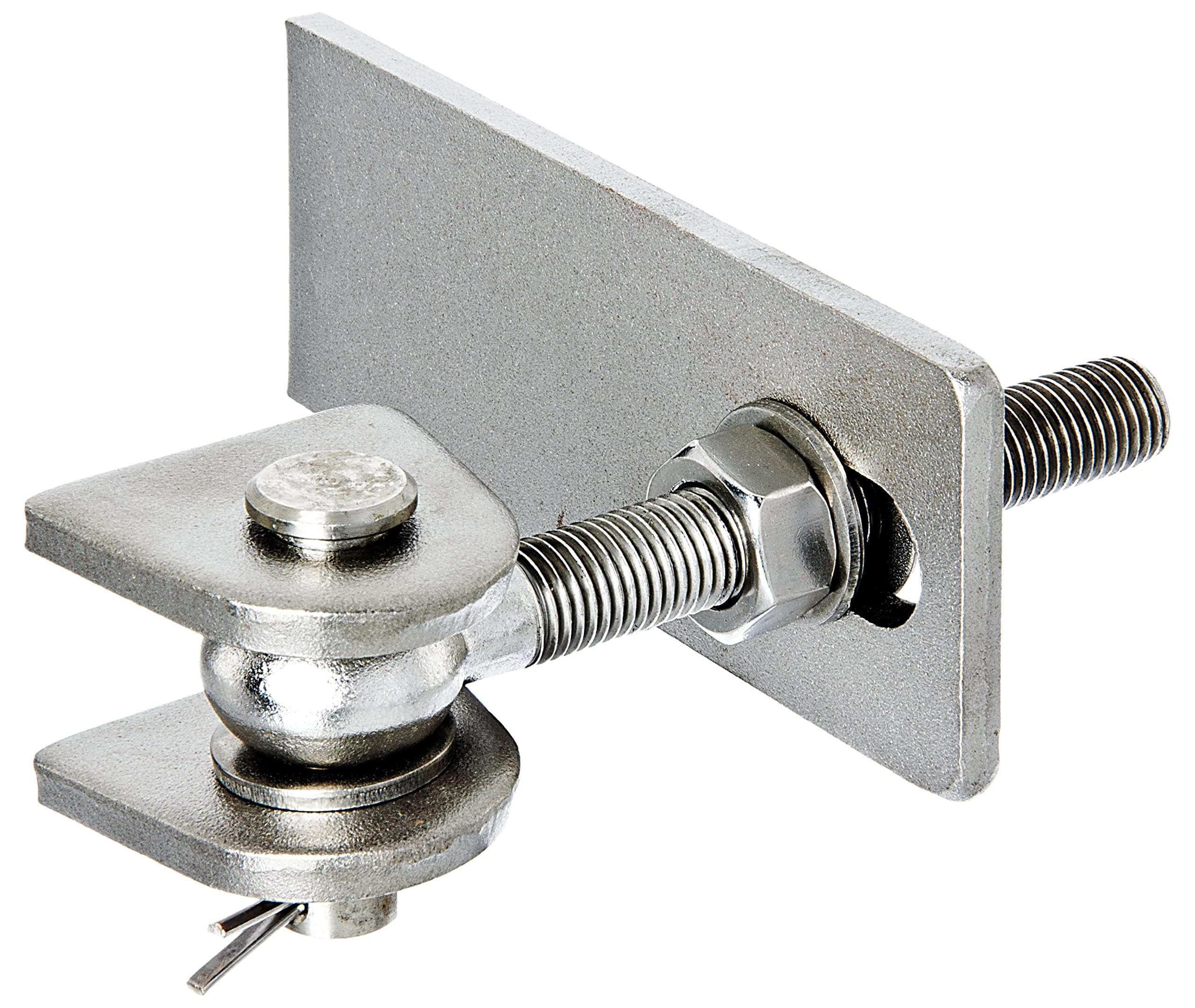 Gah-Alberts 326203 Door Hinge for 180° Opening/Long/Stainless Steel/Weld-On/Thread M16