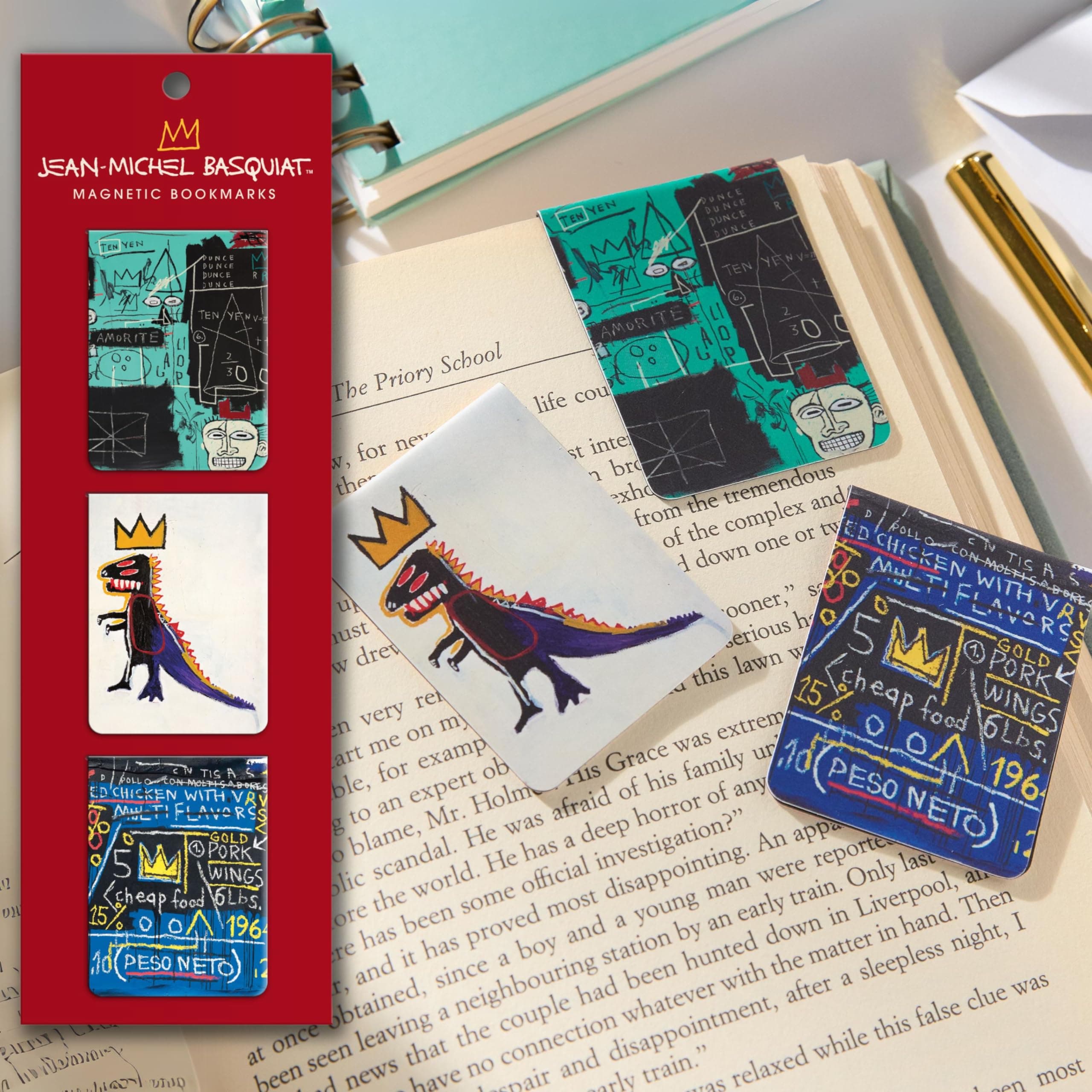 Basquiat Magnetic Bookmarks