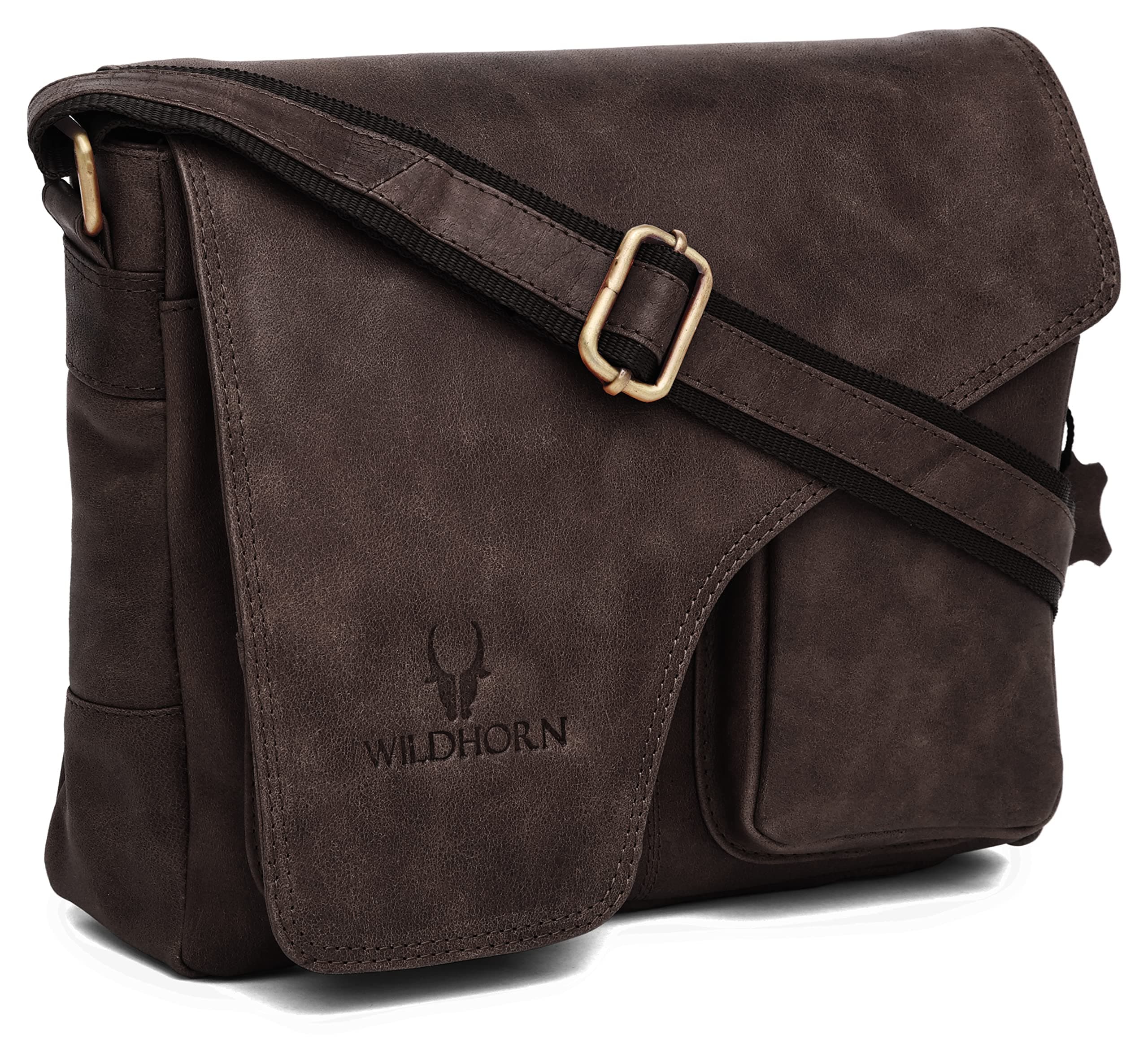 Men Leather Messenger Bag Luggage- Messenger Bag (pack of 2)