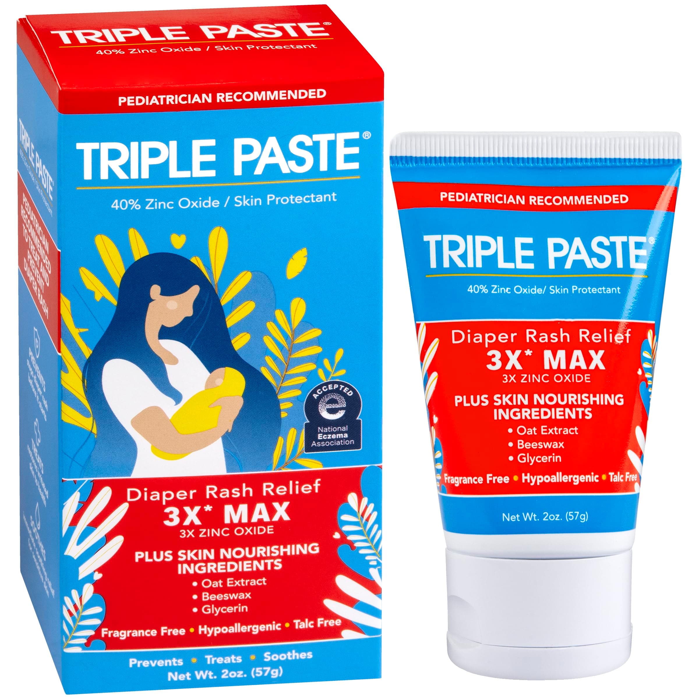 3x Max Diaper Rash Ointment 2oz