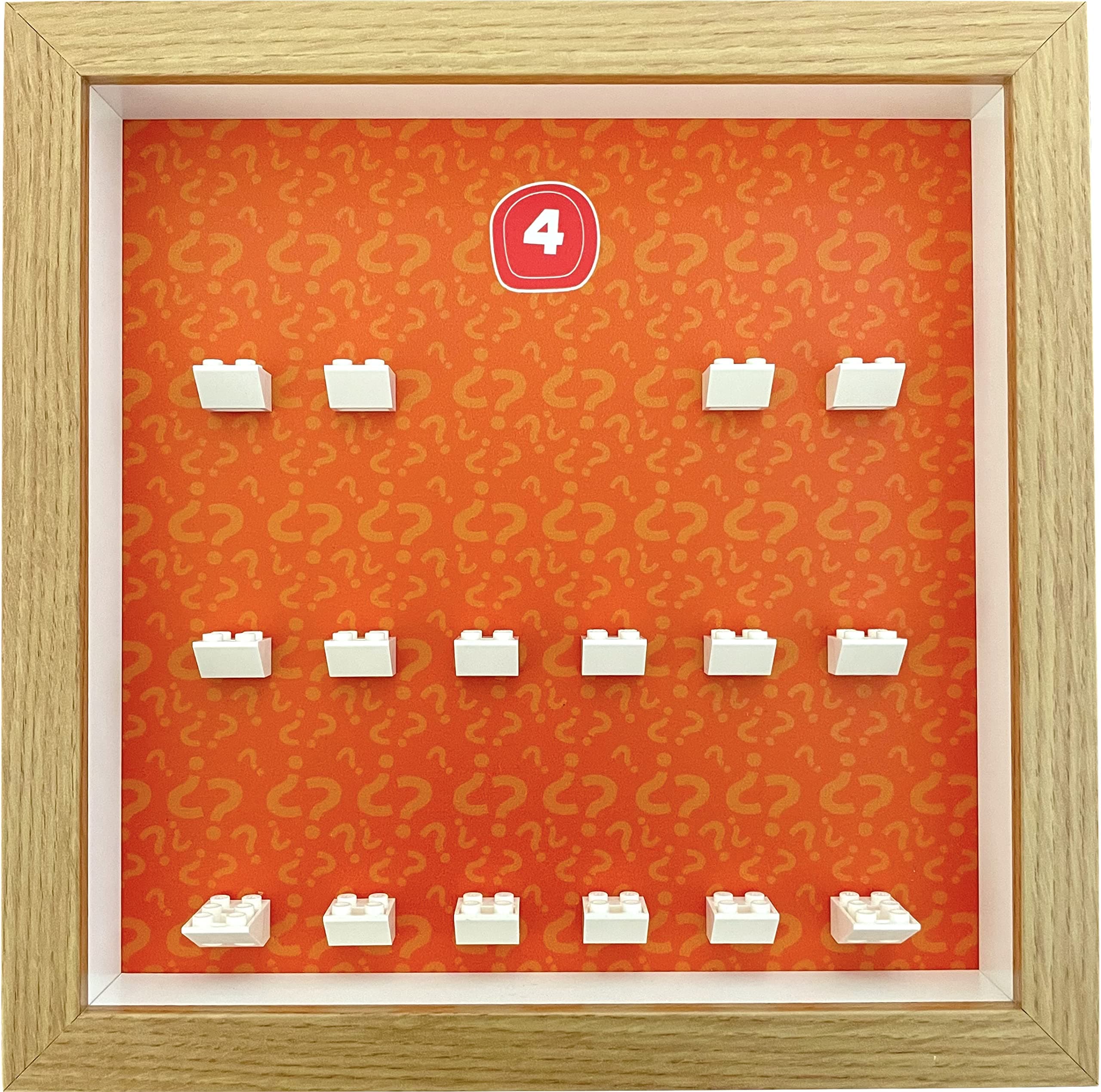 FRAMEPUNK Display Frame, compatible with LEGO® Minifigures Series 4 8804