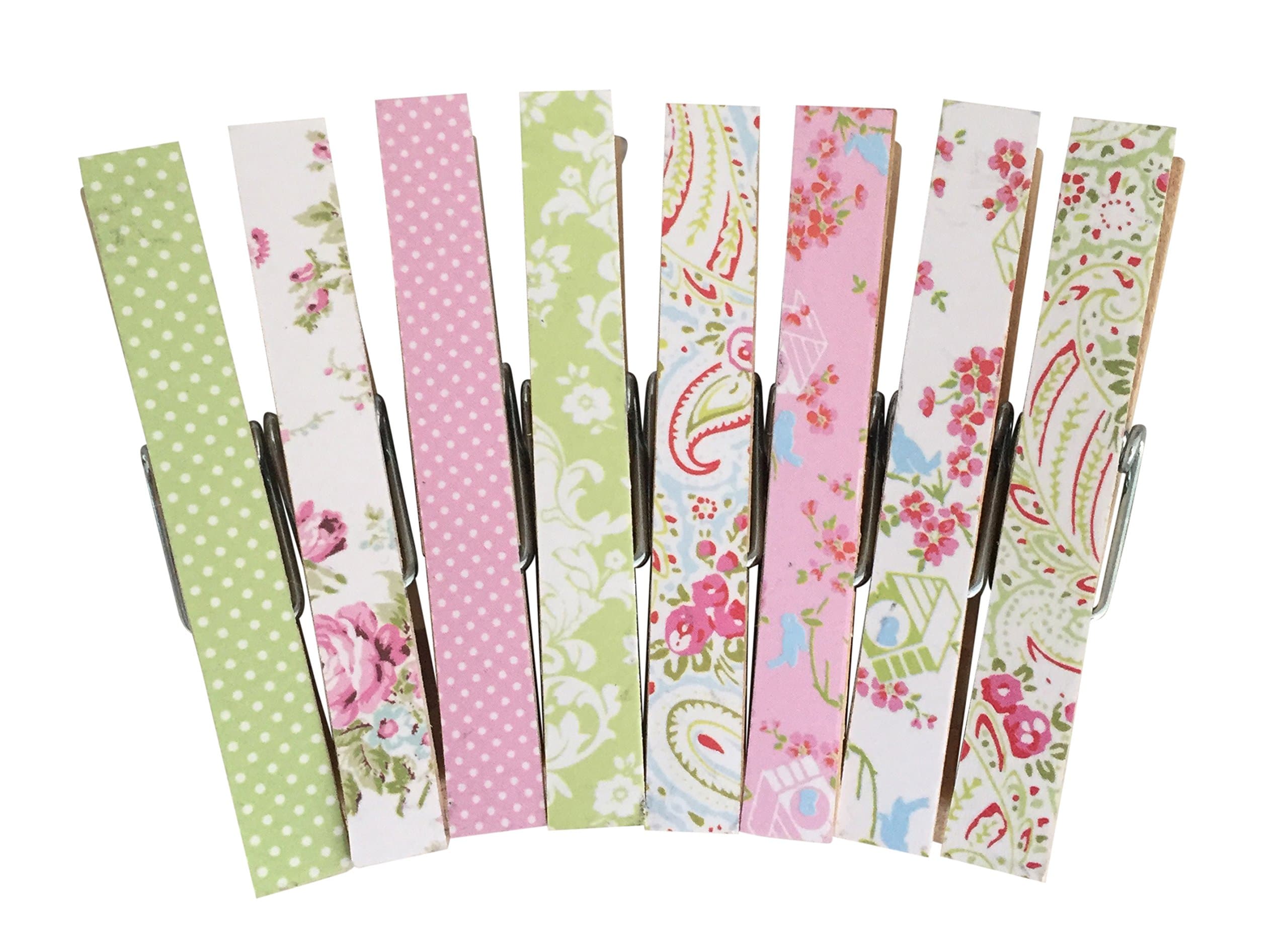 Magnetic Pegs Fridge Magnets - Tanya Whelan Pink and Green Variety Pack