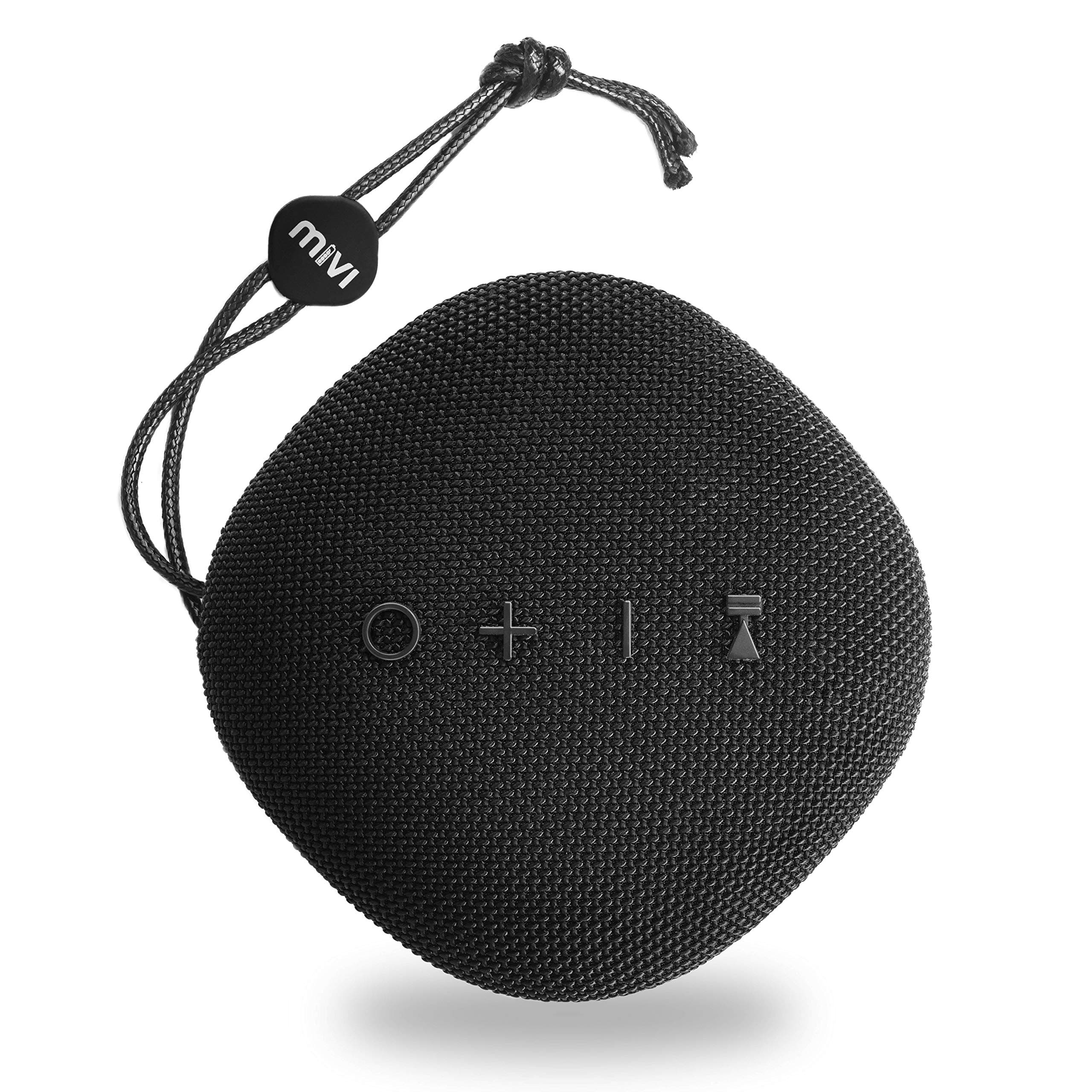 Mivi Moonstone Portable Wireless Speaker with HD Sound, Punchy Bass, Clear Highs and 10Watts Peak Output-Black