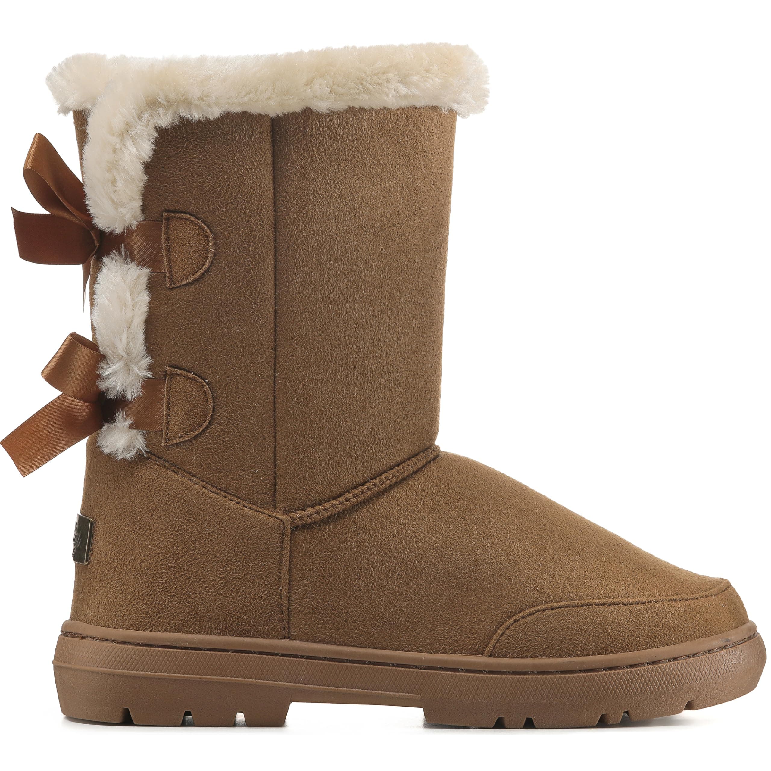 Womens Twin Bow Tall Classic Waterproof Winter Rain Snow Boots