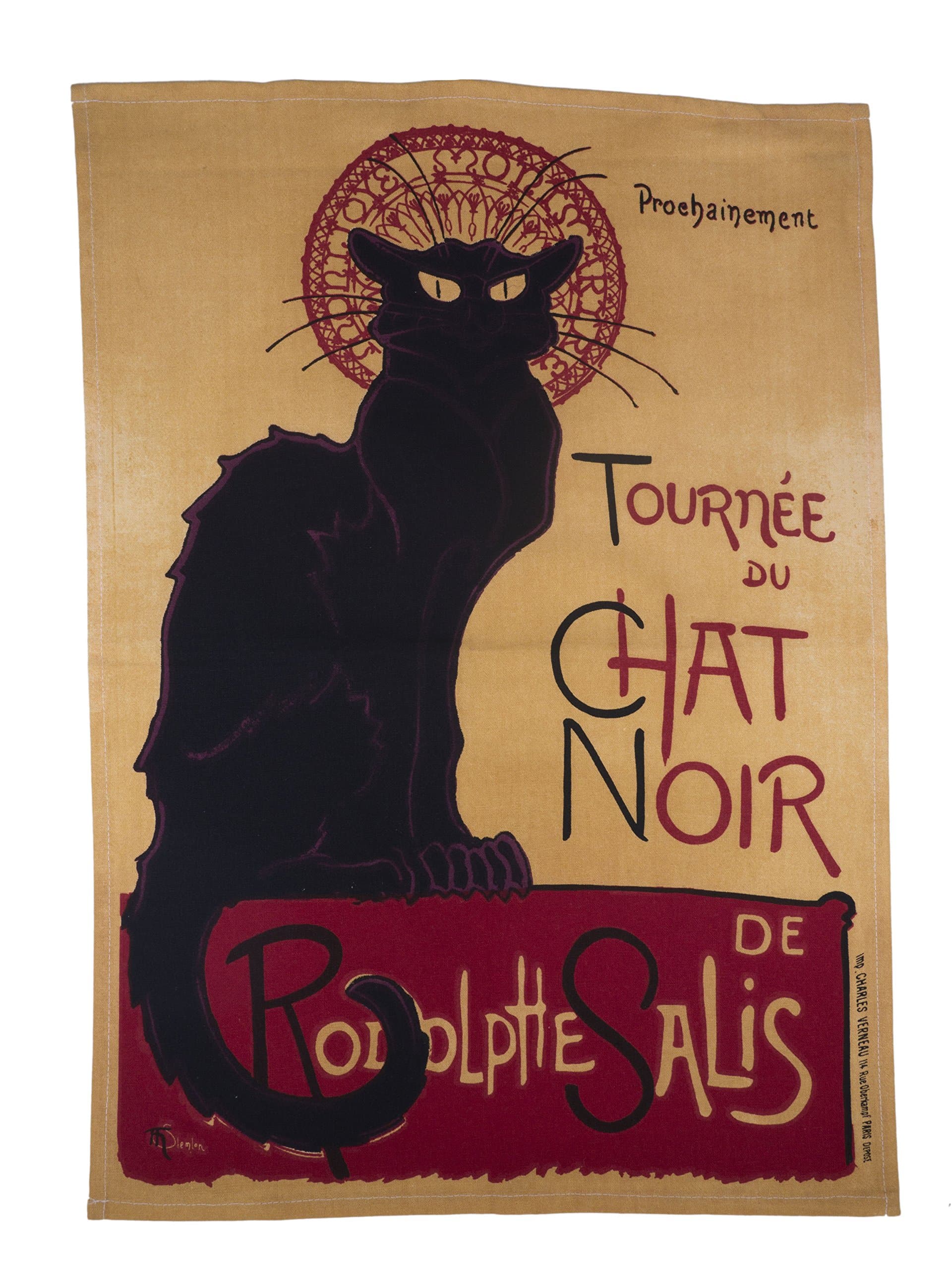 French Classics Kitchen Towel 44 x 62 cm Chat Noir