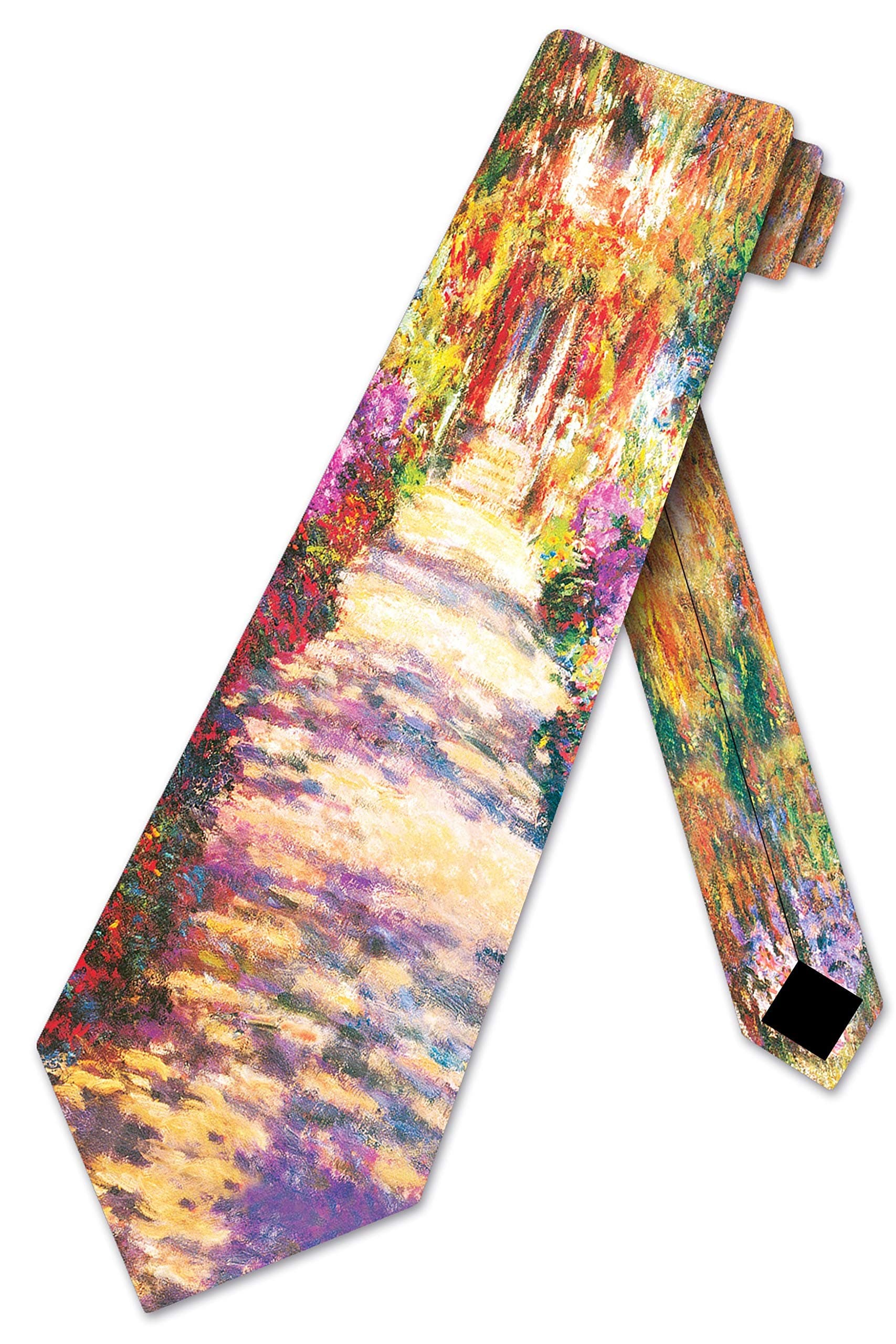 Three RookerMonet Ties Viale del Giardino Art Necktie Mens