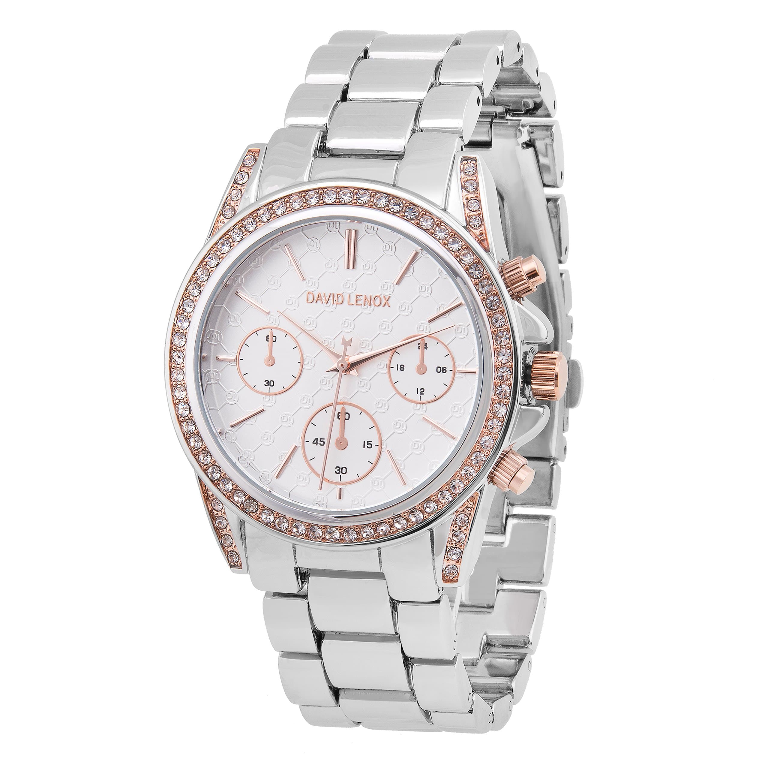 David Lenox dual tone women's watch style DL0123