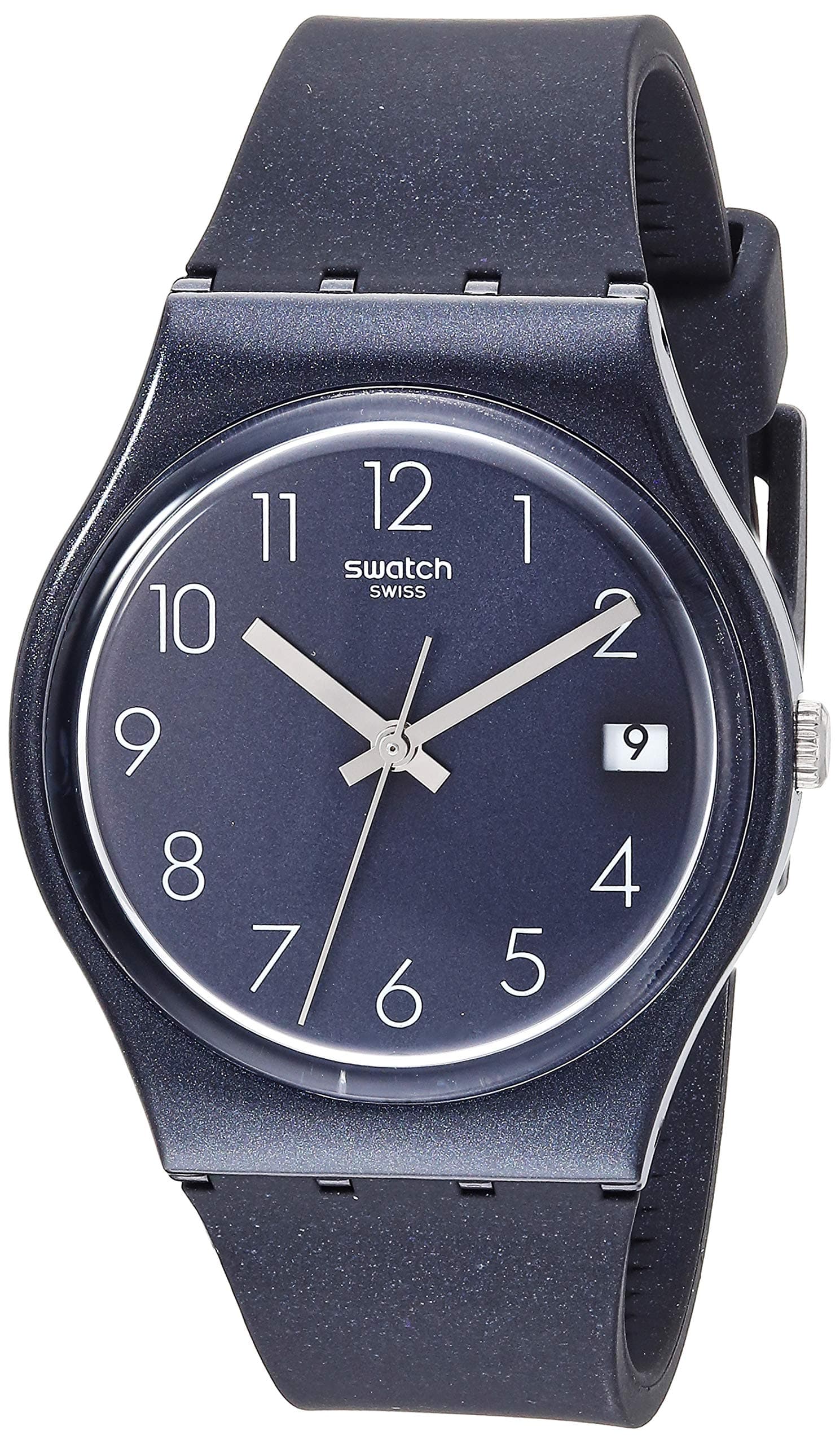 Swatch NAITBAYA Unisex Watch (Model: GN414), Blue, Quartz Movement