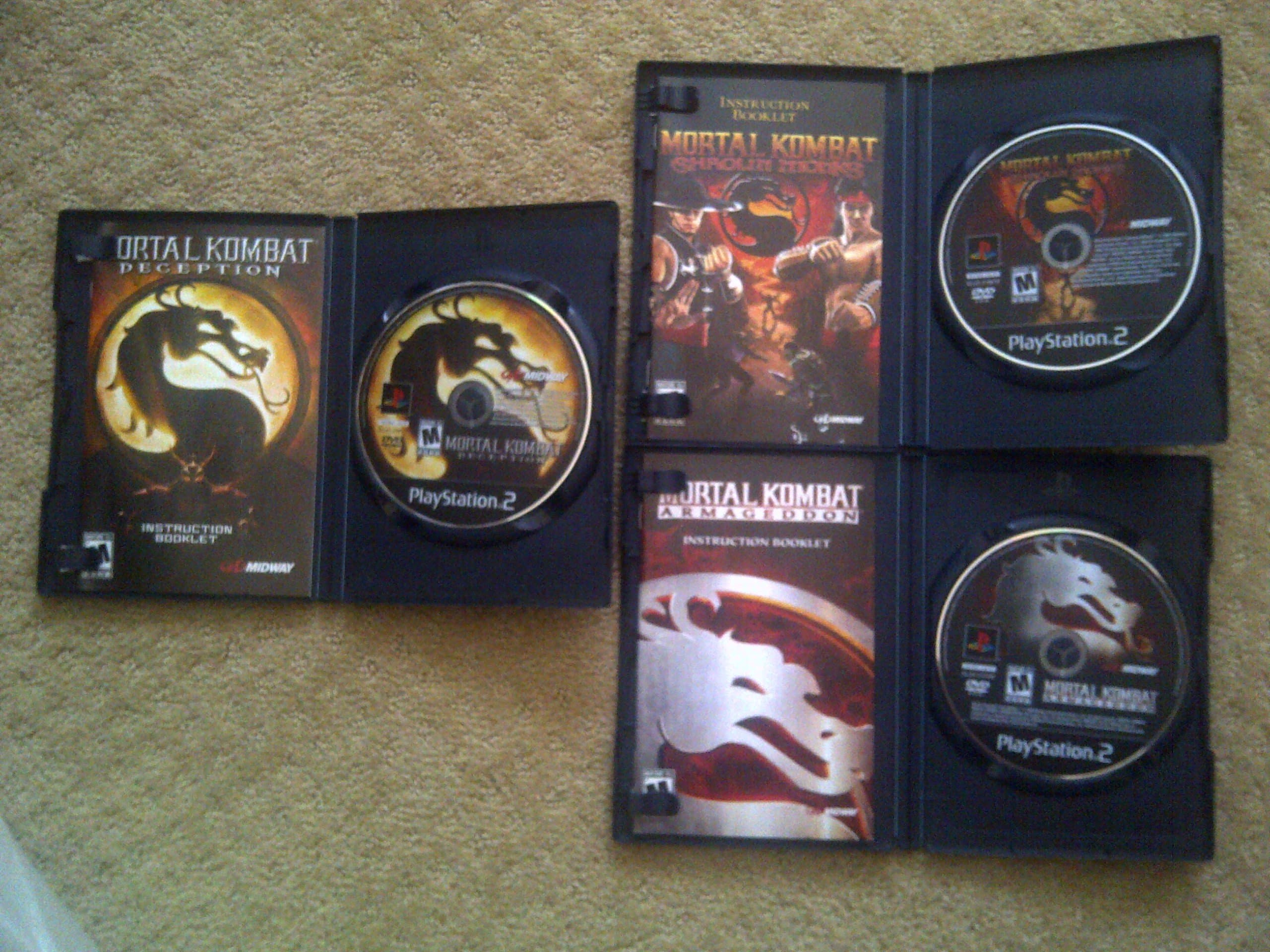 Mortal Kombat Kollection (Deception, Armageddon, Shaolin Monks) - PlayStation 2