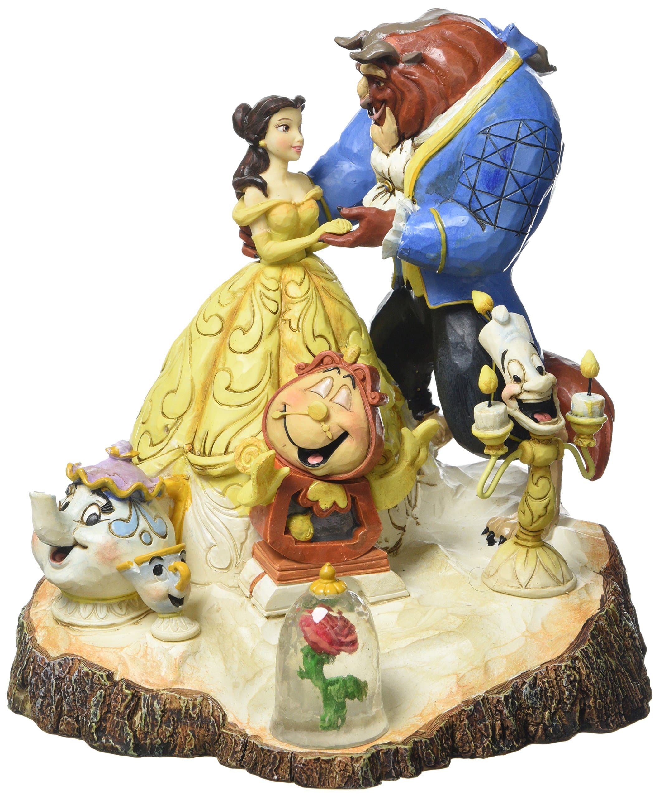 Disney Traditions 4031487 Carved by Heart Beauty and Beast Figurine