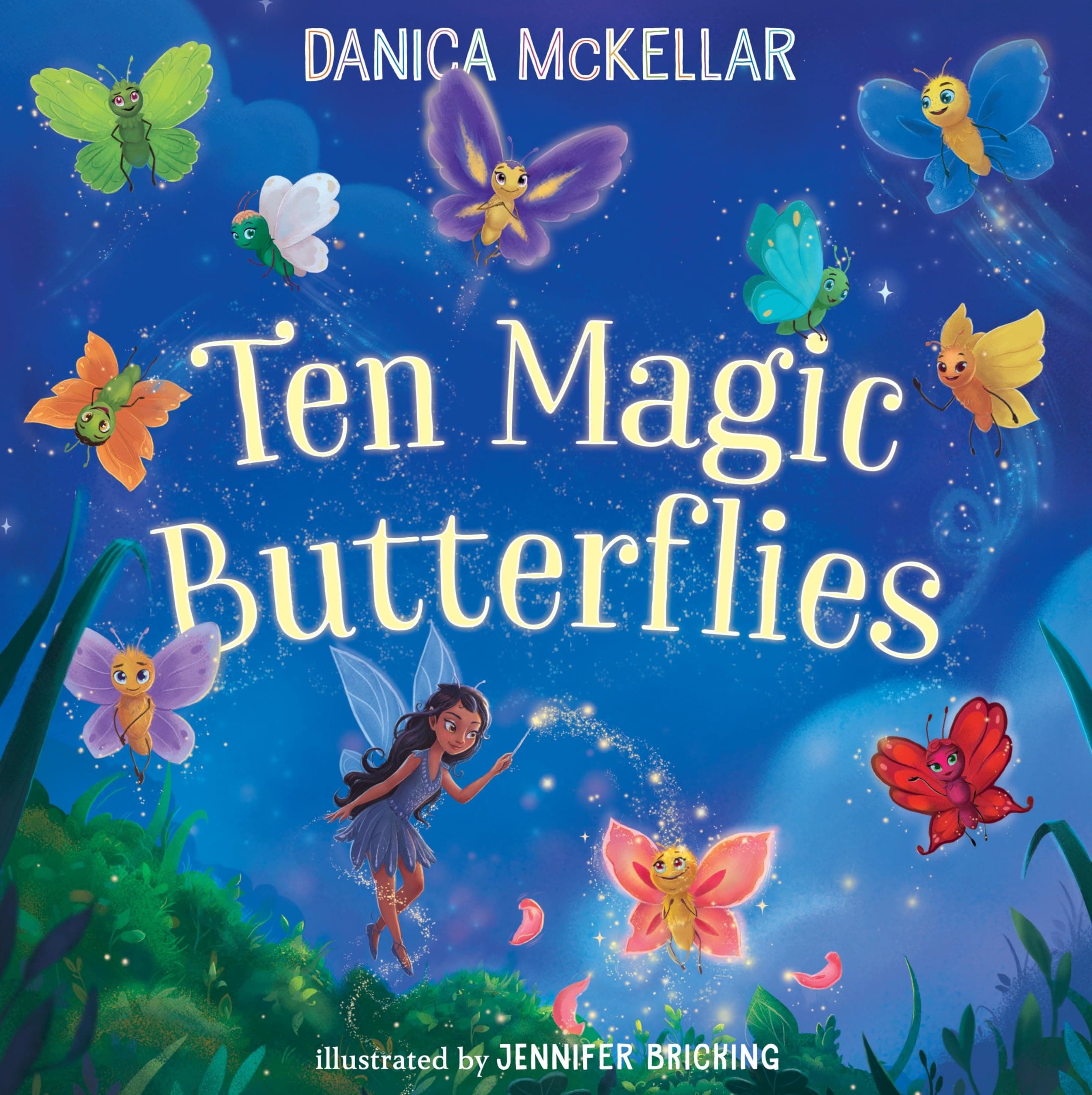 TEN MAGIC BUTTERFLIES