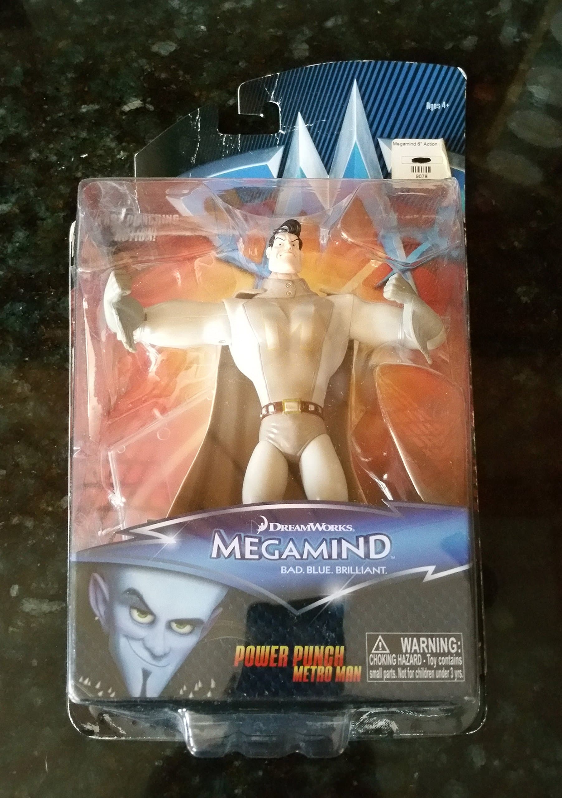 Megamind Movie 6 Inch Action Figure Power Punch Metro Man
